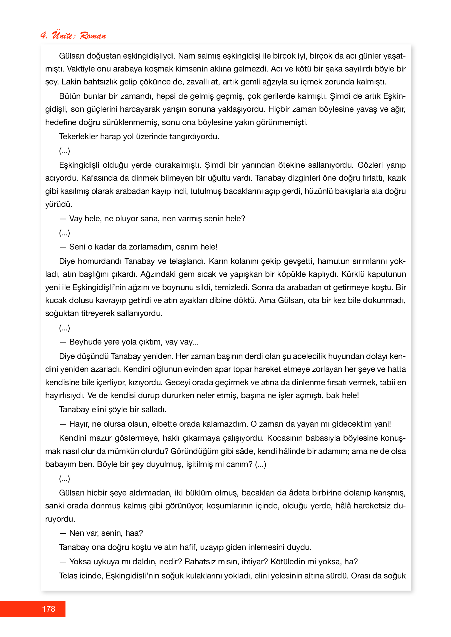 12. Sınıf Melis Yayınları Türk Dili Ve Edebiyatı Ders Kitabı Sayfa 178 Cevapları