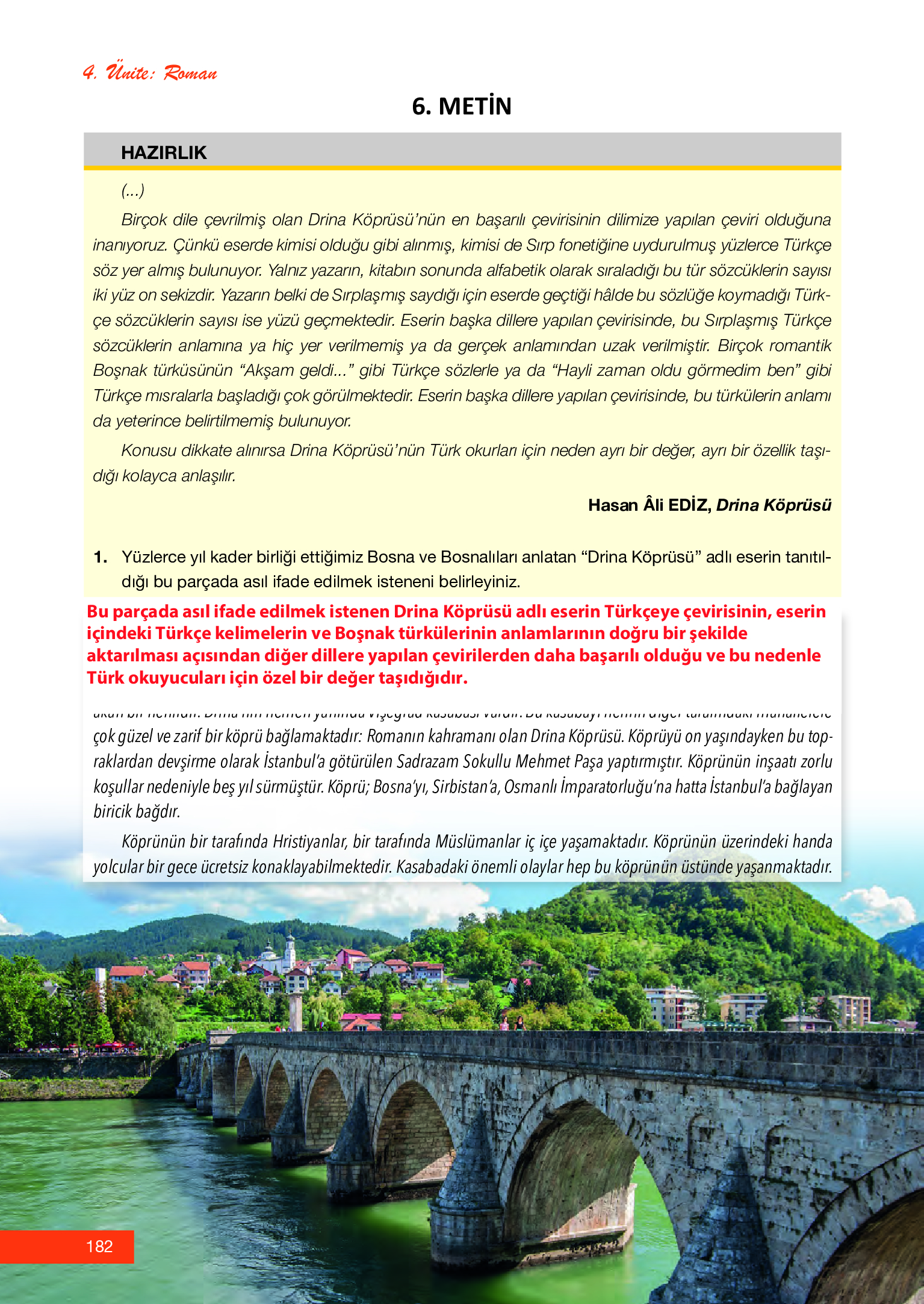 12. Sınıf Melis Yayınları Türk Dili Ve Edebiyatı Ders Kitabı Sayfa 182 Cevapları 12. Sınıf Melis Yayınları Türk Dili Ve Edebiyatı Ders Kitabı Sayfa 182 Cevapları