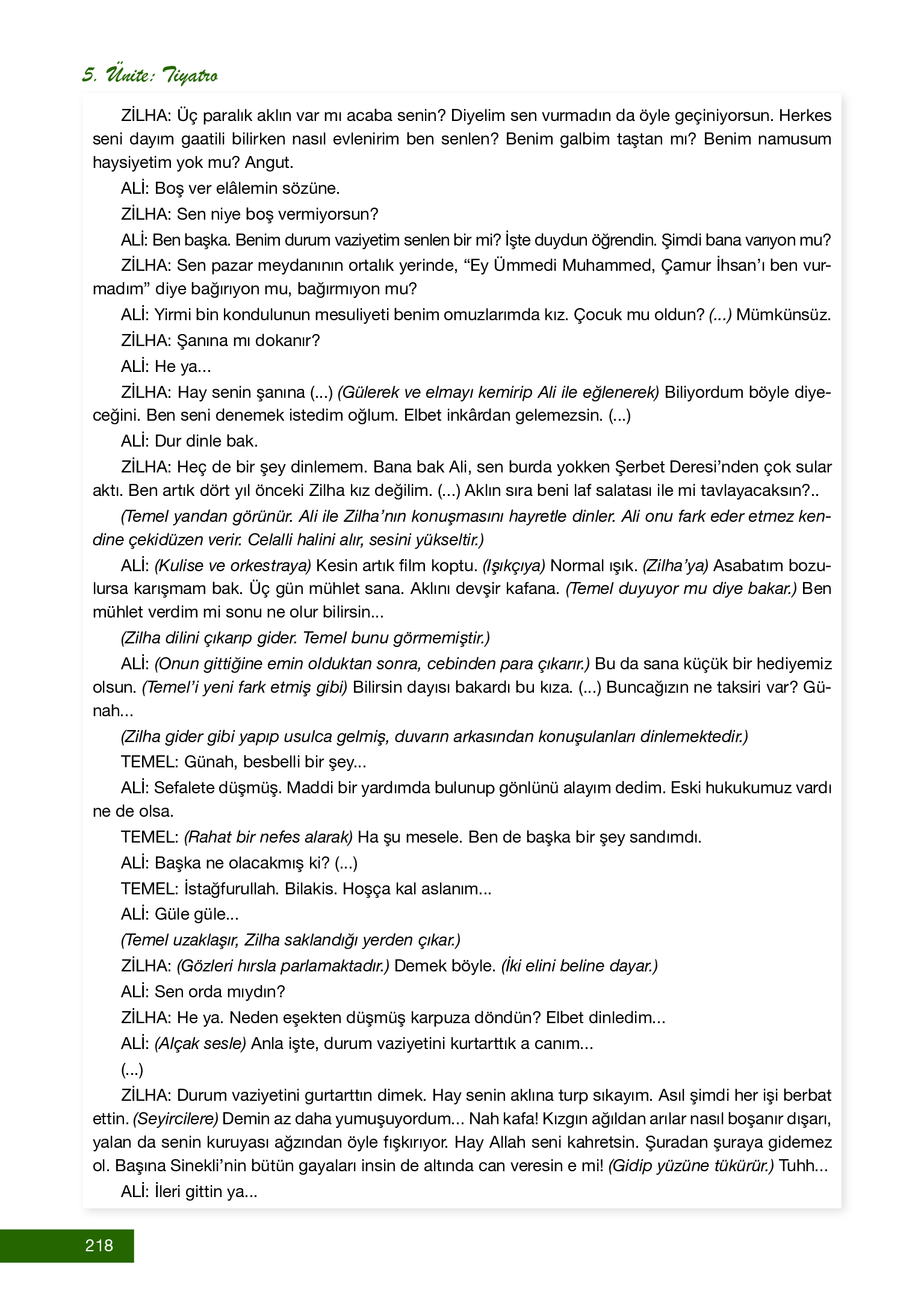 12. Sınıf Melis Yayınları Türk Dili Ve Edebiyatı Ders Kitabı Sayfa 218 Cevapları 12. Sınıf Melis Yayınları Türk Dili Ve Edebiyatı Ders Kitabı Sayfa 218 Cevapları
