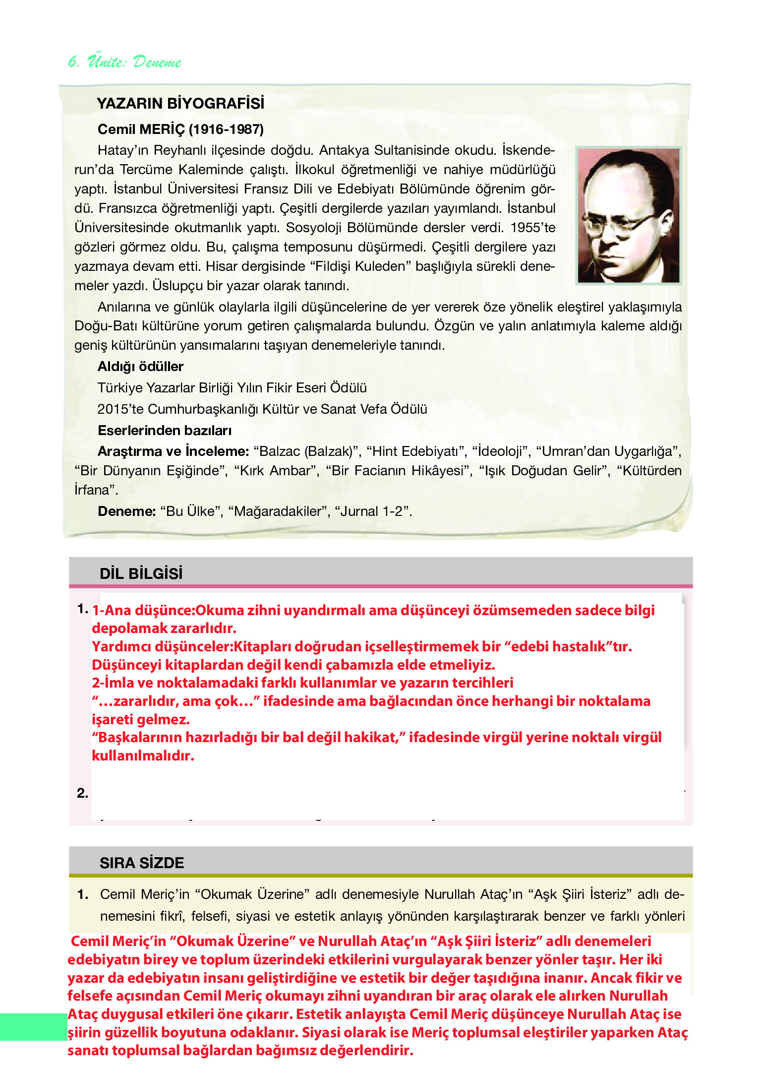12. Sınıf Melis Yayınları Türk Dili Ve Edebiyatı Ders Kitabı Sayfa 246 Cevapları 12. Sınıf Melis Yayınları Türk Dili Ve Edebiyatı Ders Kitabı Sayfa 246 Cevapları