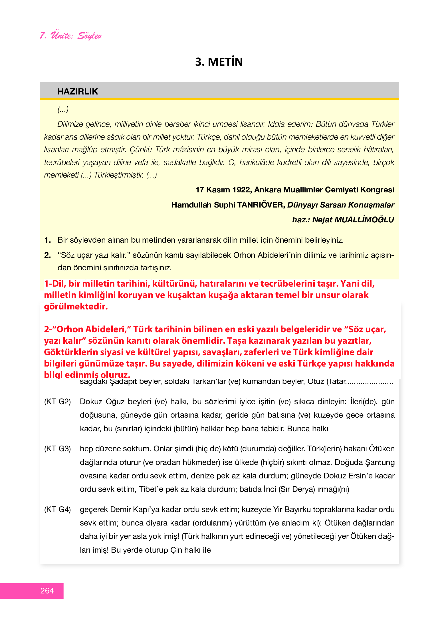 12. Sınıf Melis Yayınları Türk Dili Ve Edebiyatı Ders Kitabı Sayfa 264 Cevapları 12. Sınıf Melis Yayınları Türk Dili Ve Edebiyatı Ders Kitabı Sayfa 264 Cevapları