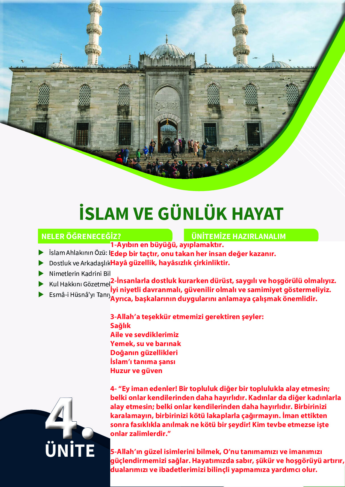 6. Sınıf Meb Yayınları Temel Dini Bilgiler İslam 2 Ders Kitabı Sayfa 83 Cevapları