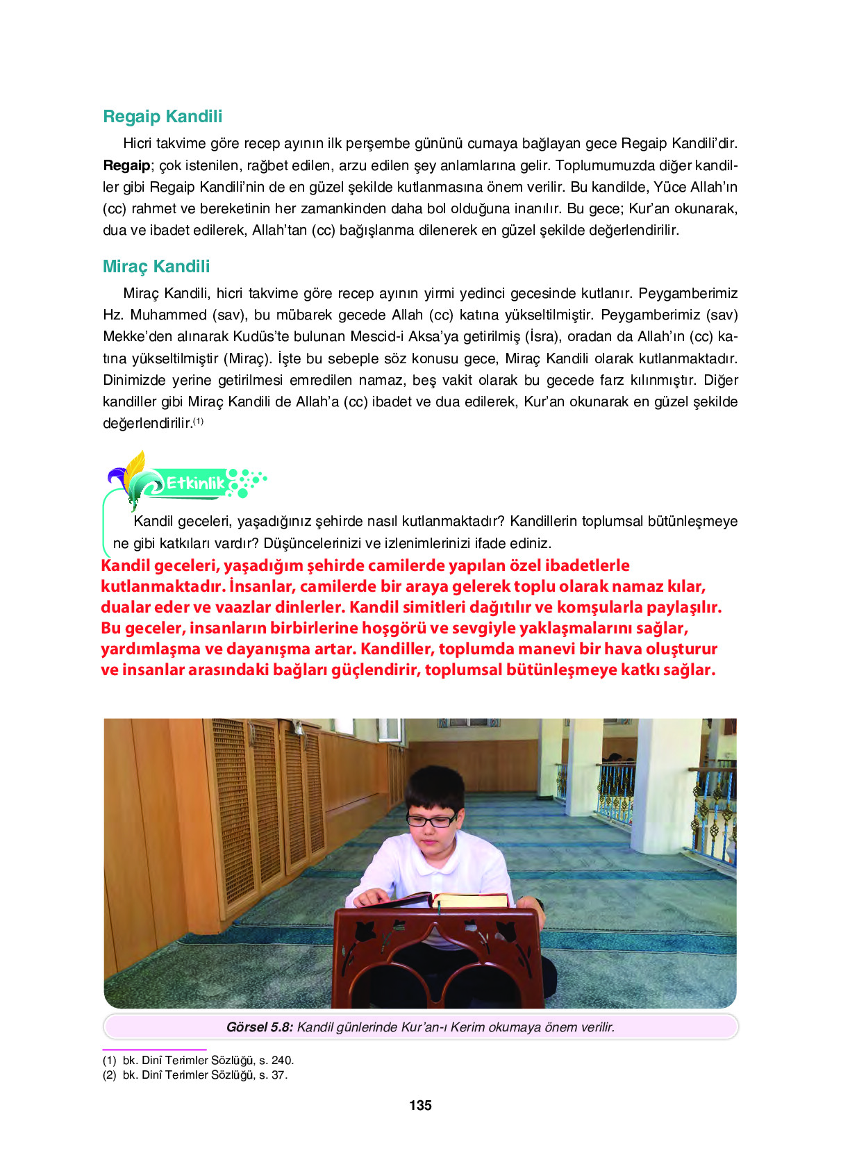 6. Sınıf Sdr Dikey Yayıncılık Din Kültürü Ve Ahlak Bilgisi Ders Kitabı Sayfa 135 Cevapları 6. Sınıf Sdr Dikey Yayıncılık Din Kültürü Ve Ahlak Bilgisi Ders Kitabı Sayfa 135 Cevapları