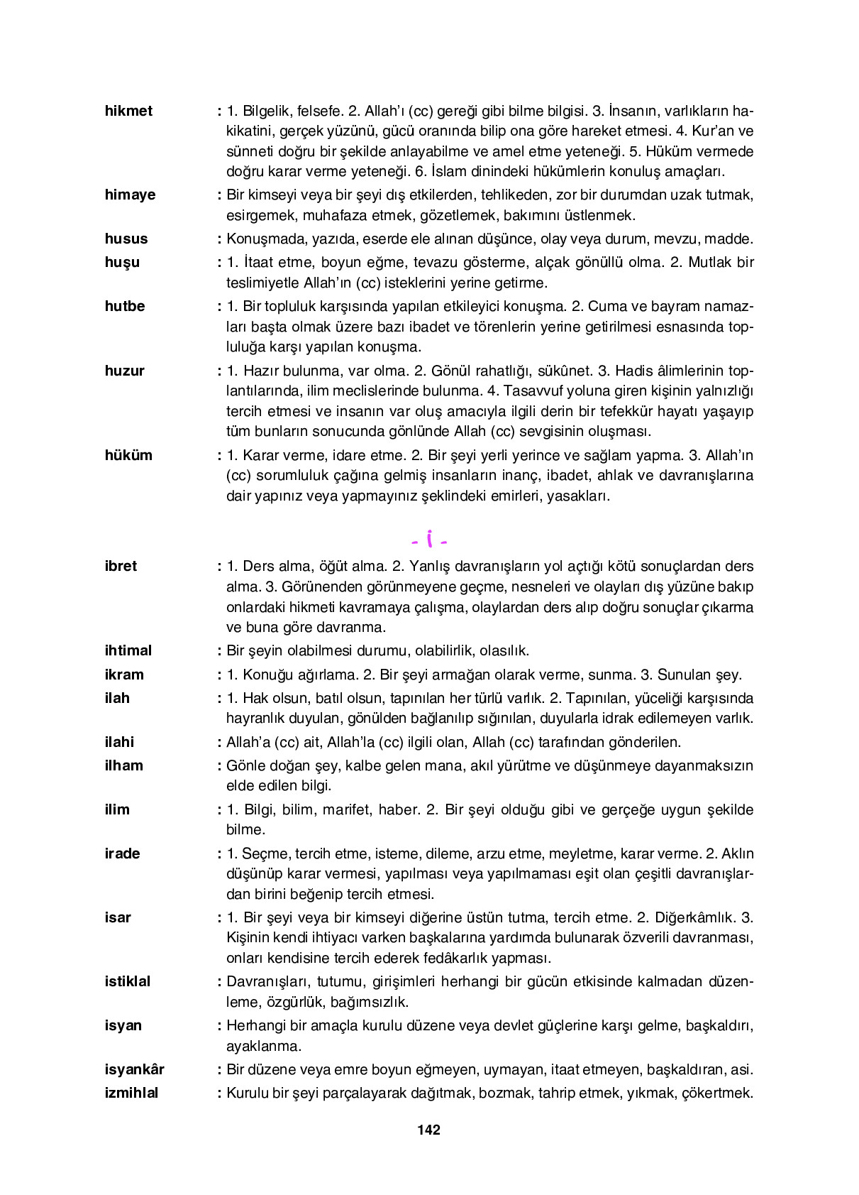 6. Sınıf Sdr Dikey Yayıncılık Din Kültürü Ve Ahlak Bilgisi Ders Kitabı Sayfa 142 Cevapları