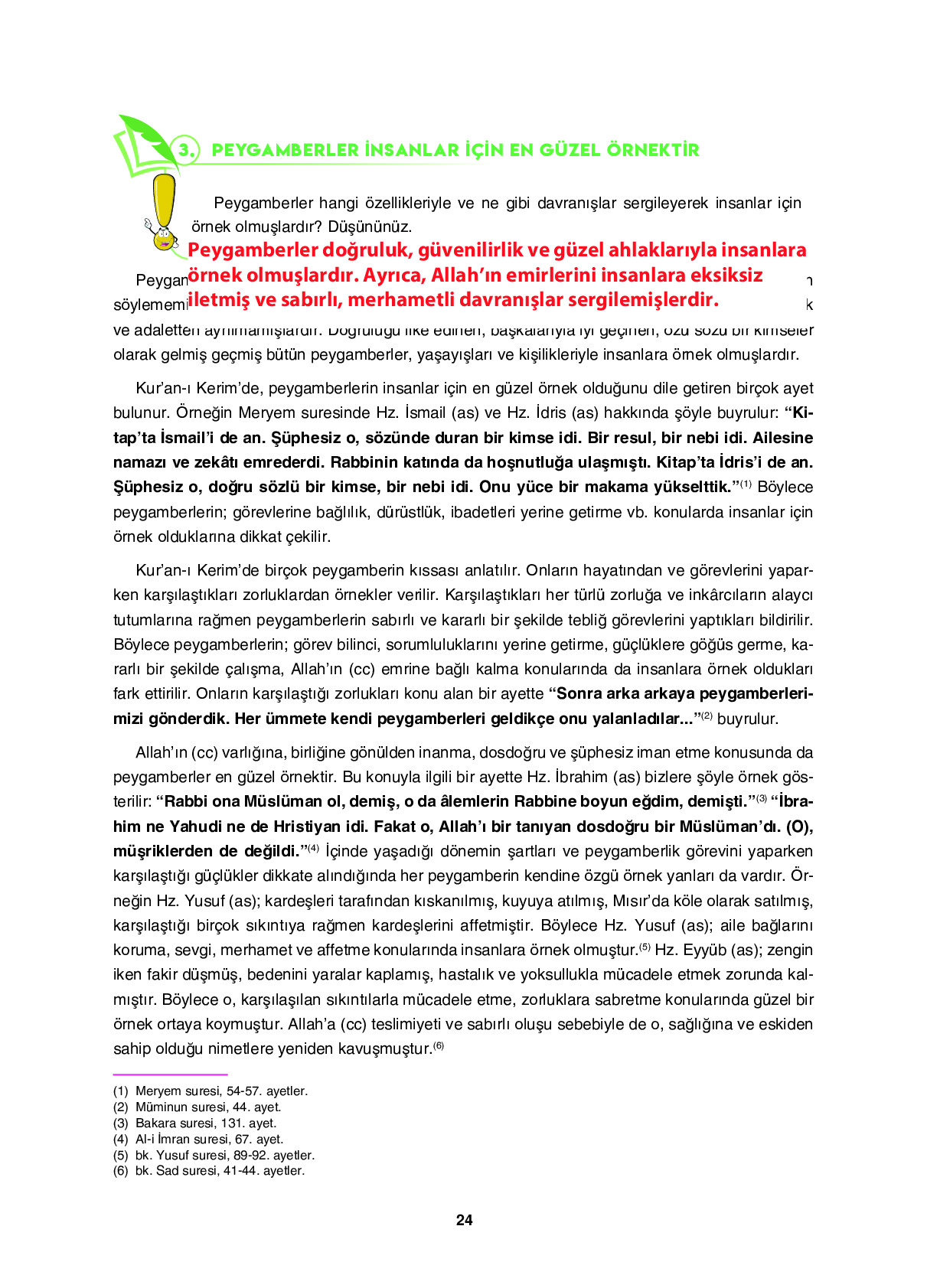6. Sınıf Sdr Dikey Yayıncılık Din Kültürü Ve Ahlak Bilgisi Ders Kitabı Sayfa 24 Cevapları 6. Sınıf Sdr Dikey Yayıncılık Din Kültürü Ve Ahlak Bilgisi Ders Kitabı Sayfa 24 Cevapları