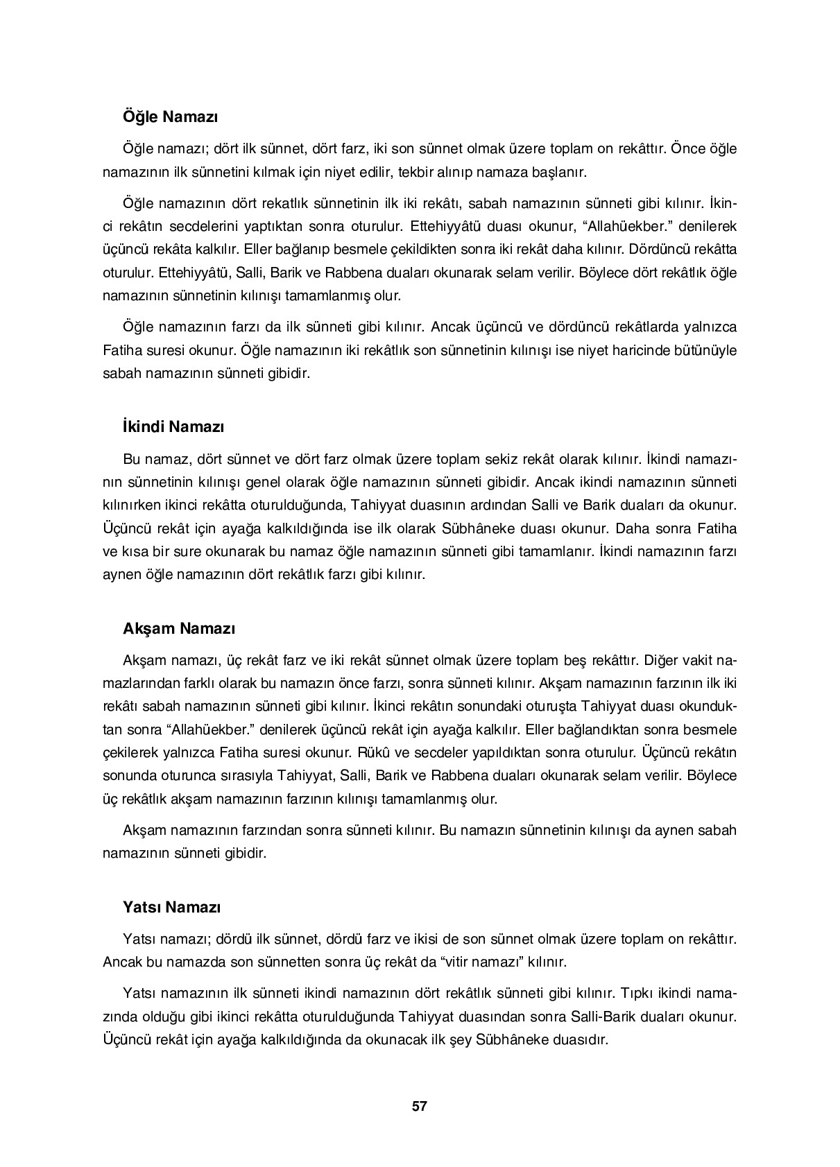 6. Sınıf Sdr Dikey Yayıncılık Din Kültürü Ve Ahlak Bilgisi Ders Kitabı Sayfa 57 Cevapları
