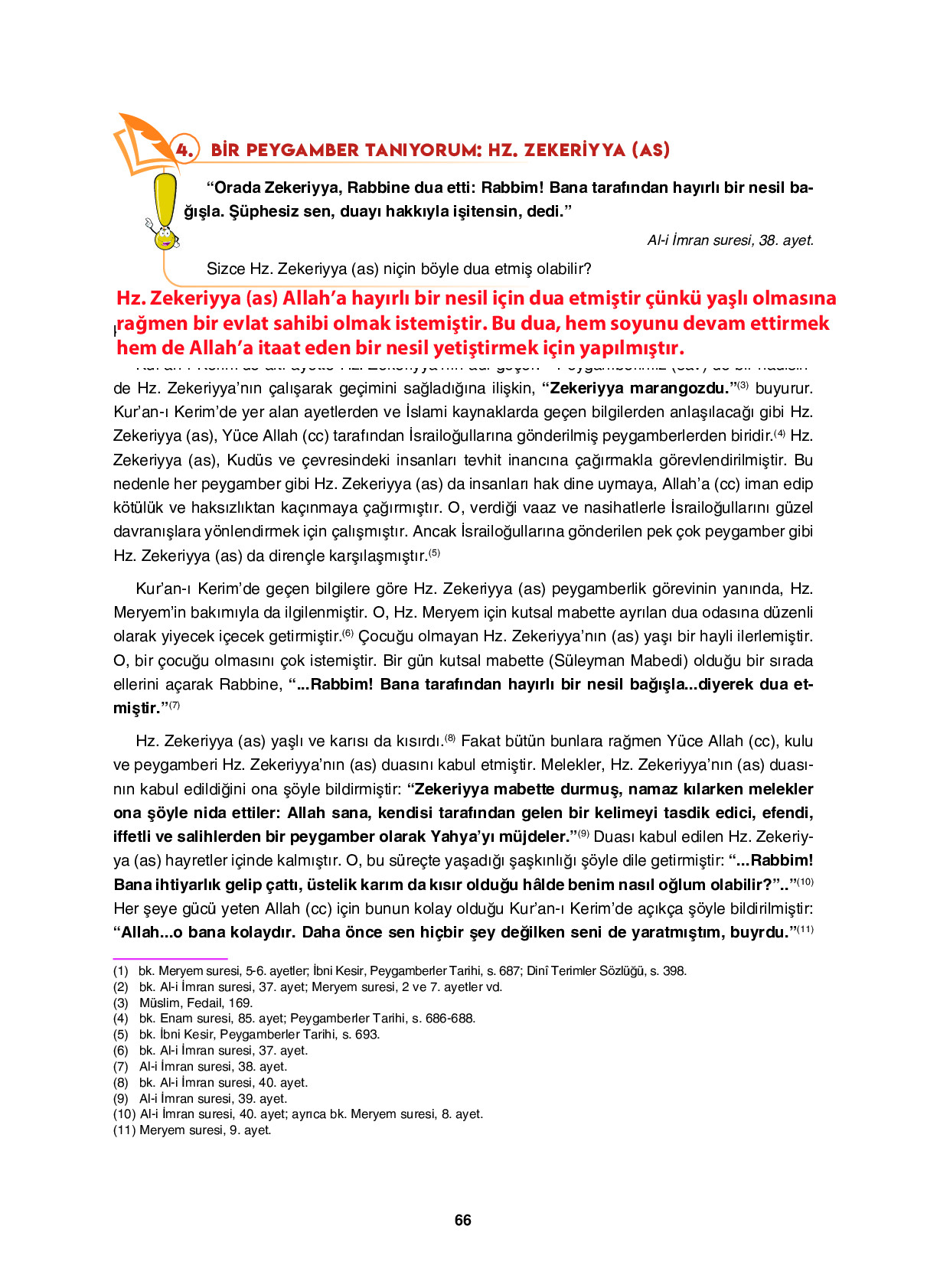 6. Sınıf Sdr Dikey Yayıncılık Din Kültürü Ve Ahlak Bilgisi Ders Kitabı Sayfa 66 Cevapları