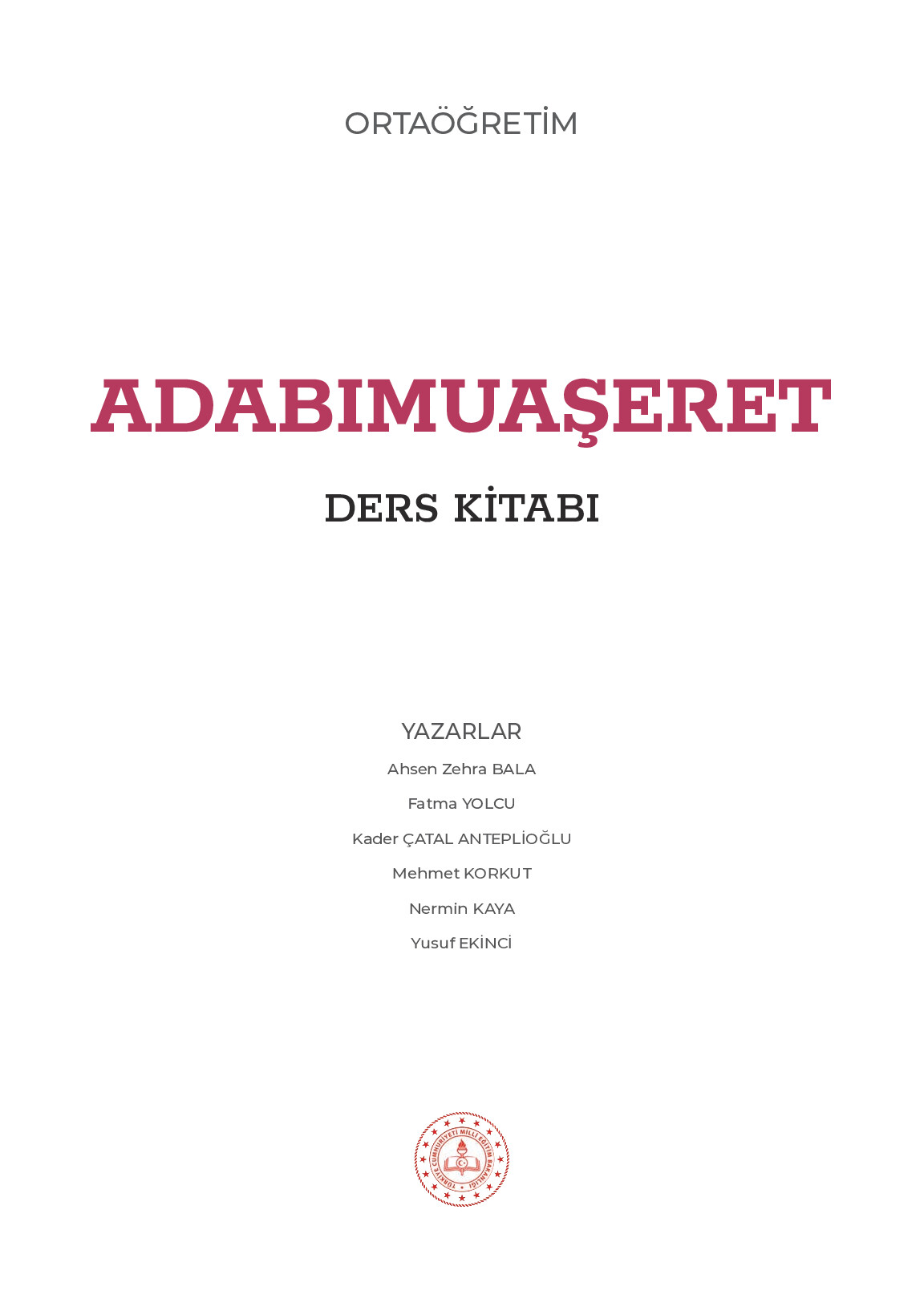 9. Sınıf Meb Yayınları Adabımuaşeret Ders Kitabı Sayfa 1 Cevapları
