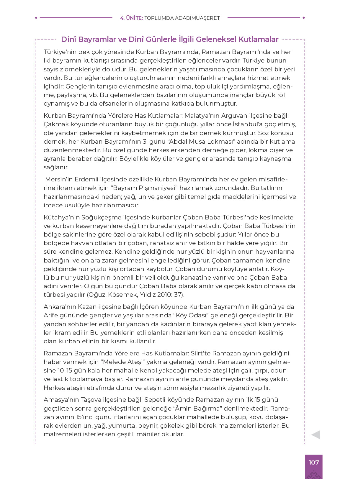 9. Sınıf Meb Yayınları Adabımuaşeret Ders Kitabı Sayfa 107 Cevapları 9. Sınıf Meb Yayınları Adabımuaşeret Ders Kitabı Sayfa 107 Cevapları