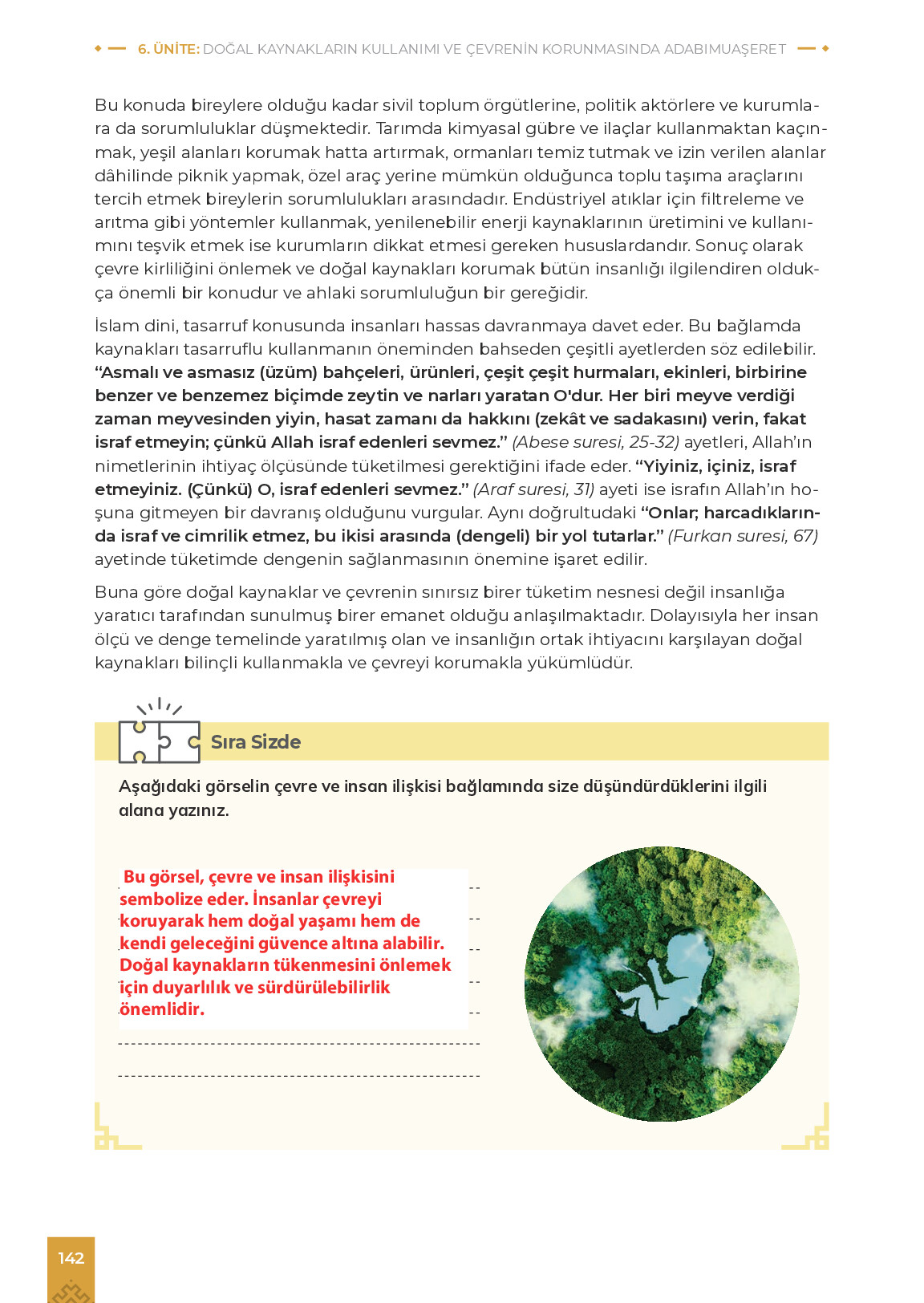 9. Sınıf Meb Yayınları Adabımuaşeret Ders Kitabı Sayfa 142 Cevapları