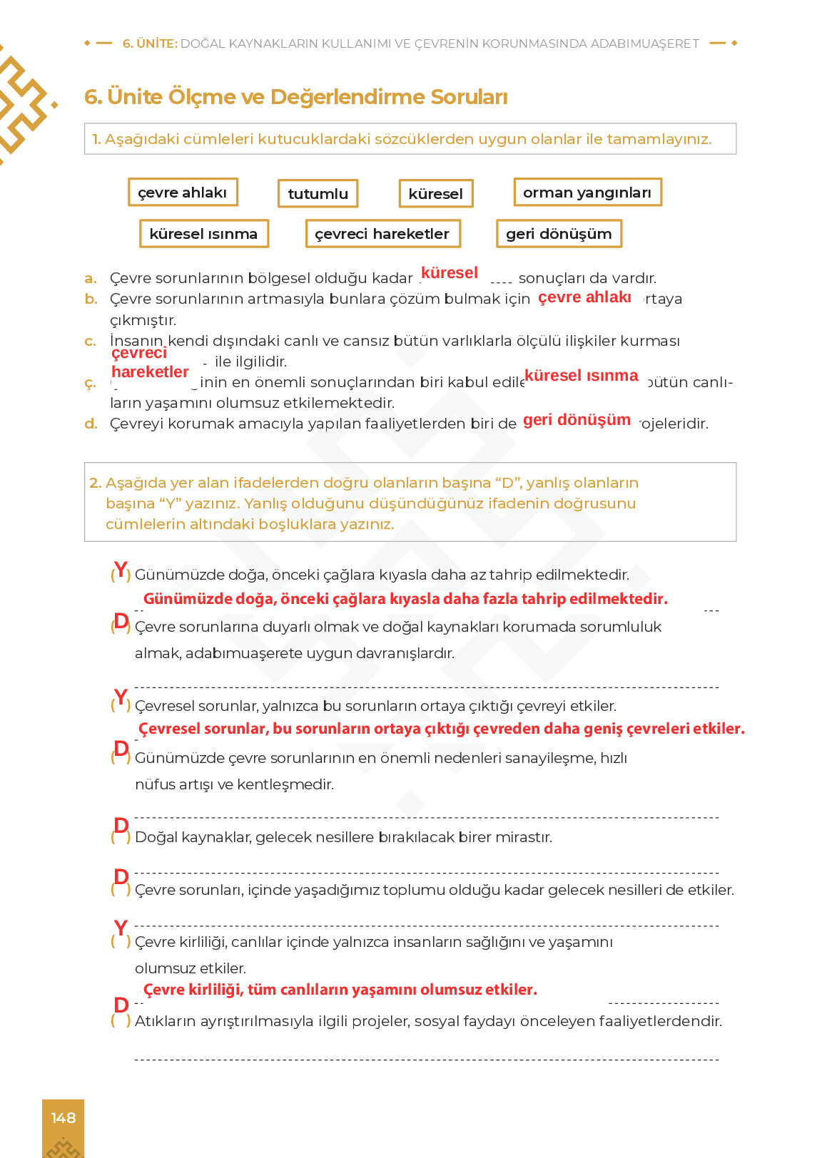 9. Sınıf Meb Yayınları Adabımuaşeret Ders Kitabı Sayfa 148 Cevapları 9. Sınıf Meb Yayınları Adabımuaşeret Ders Kitabı Sayfa 148 Cevapları