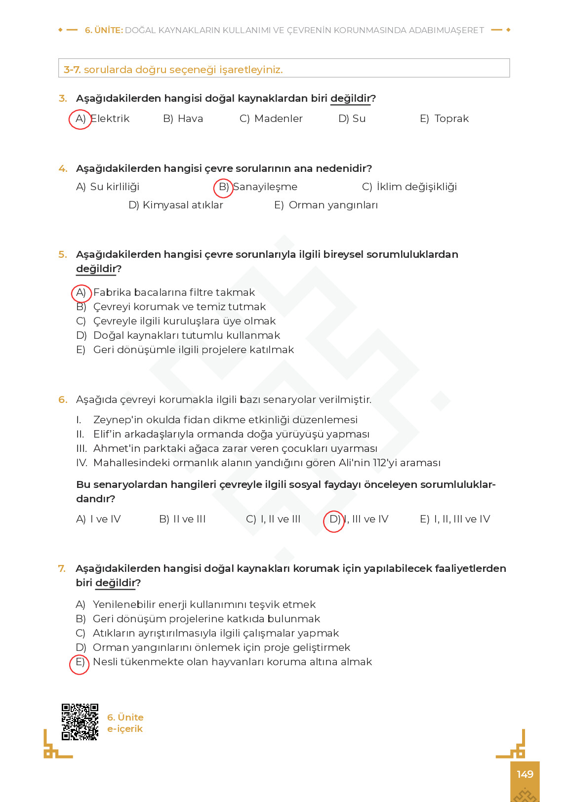 9. Sınıf Meb Yayınları Adabımuaşeret Ders Kitabı Sayfa 149 Cevapları 9. Sınıf Meb Yayınları Adabımuaşeret Ders Kitabı Sayfa 149 Cevapları