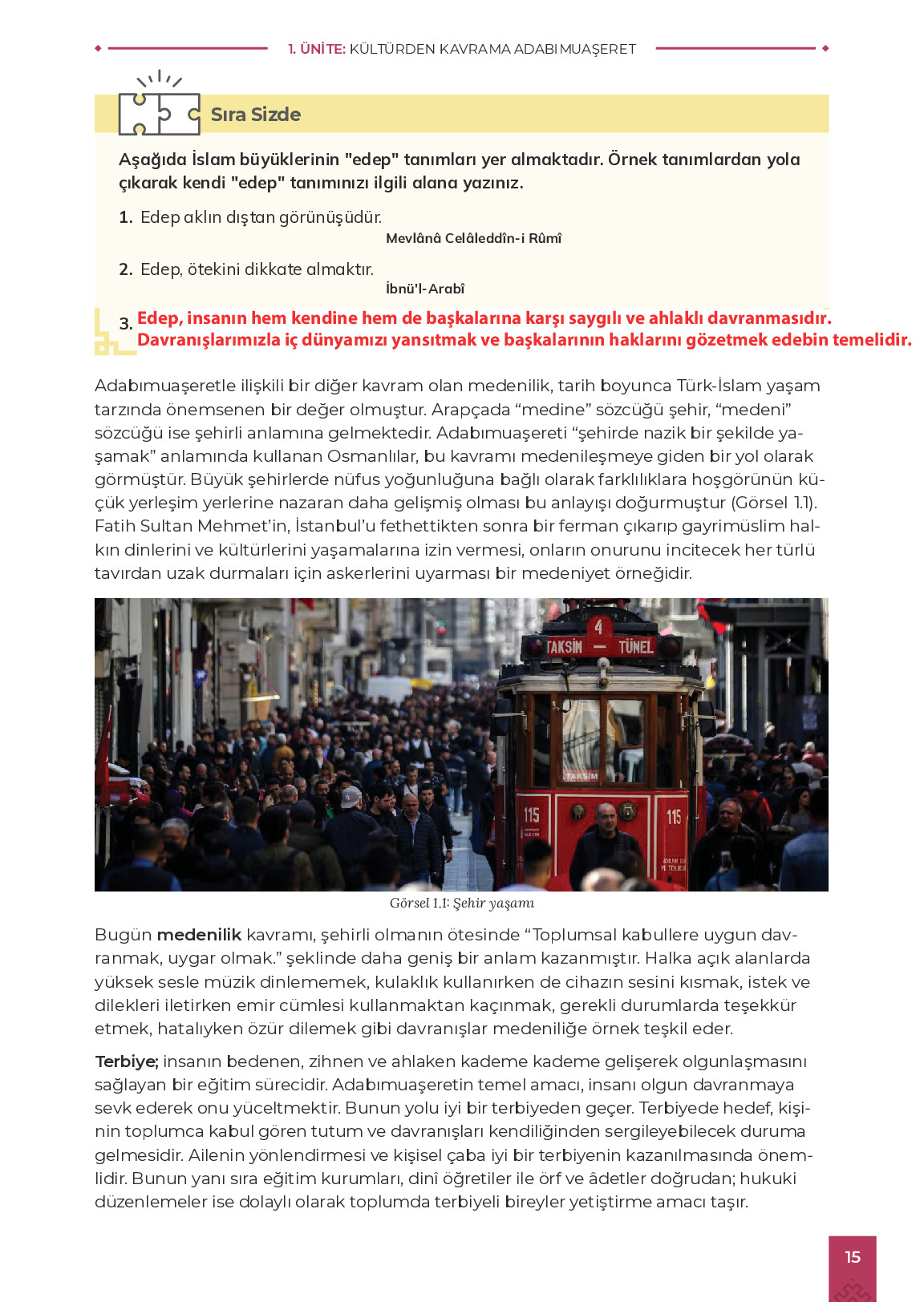 9. Sınıf Meb Yayınları Adabımuaşeret Ders Kitabı Sayfa 15 Cevapları 9. Sınıf Meb Yayınları Adabımuaşeret Ders Kitabı Sayfa 15 Cevapları