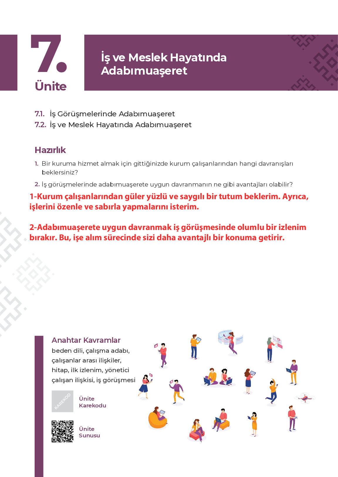 9. Sınıf Meb Yayınları Adabımuaşeret Ders Kitabı Sayfa 151 Cevapları