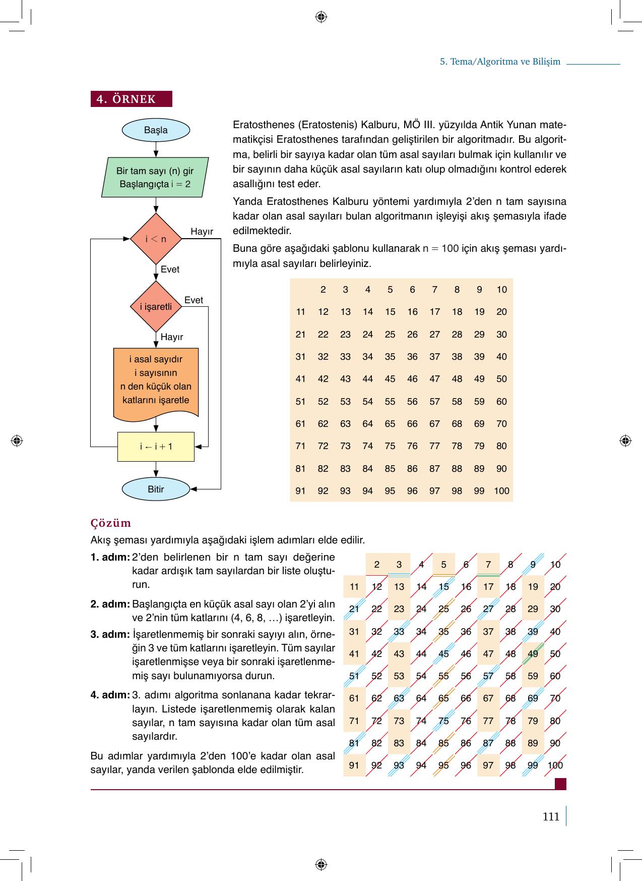 9. Sınıf Meb Yayınları Matematik 2. Kitap Ders Kitabı Sayfa 111 Cevapları