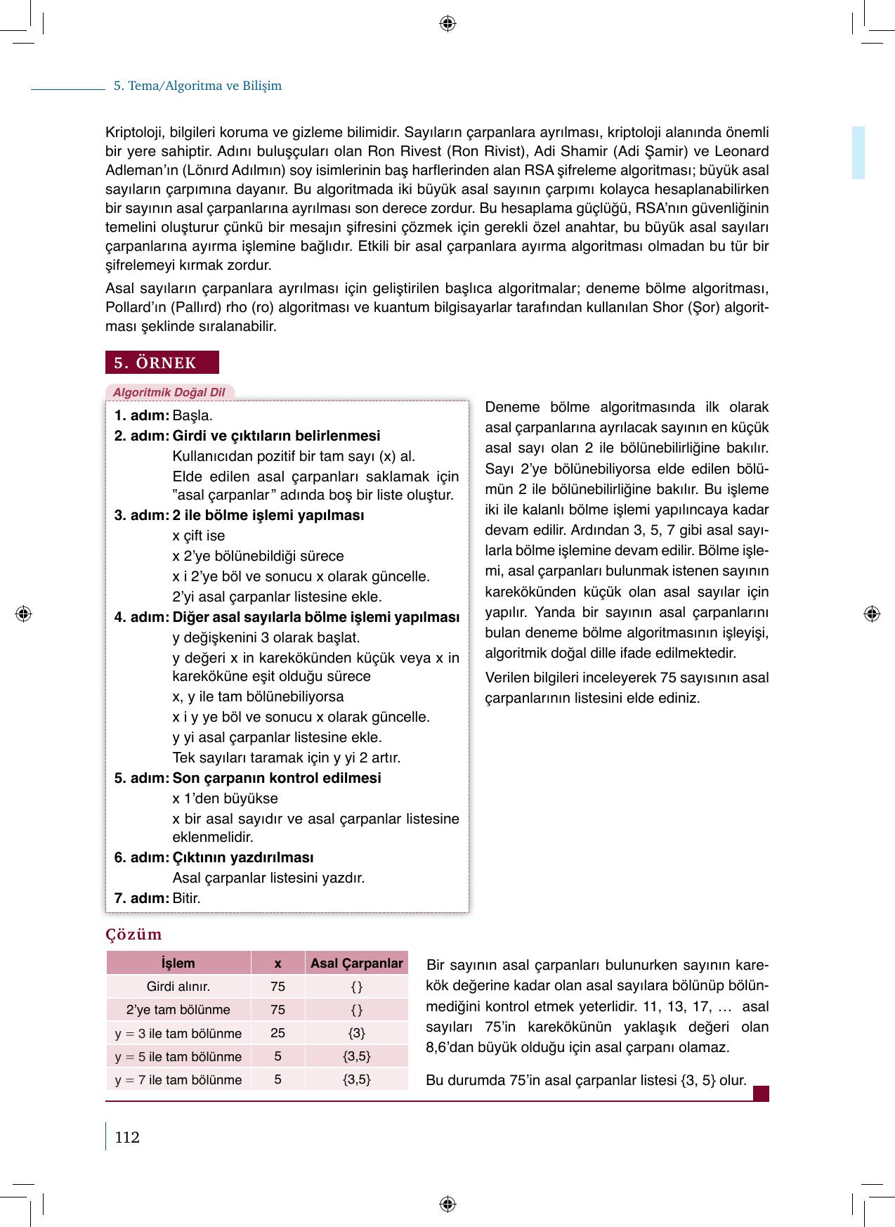 9. Sınıf Meb Yayınları Matematik 2. Kitap Ders Kitabı Sayfa 112 Cevapları