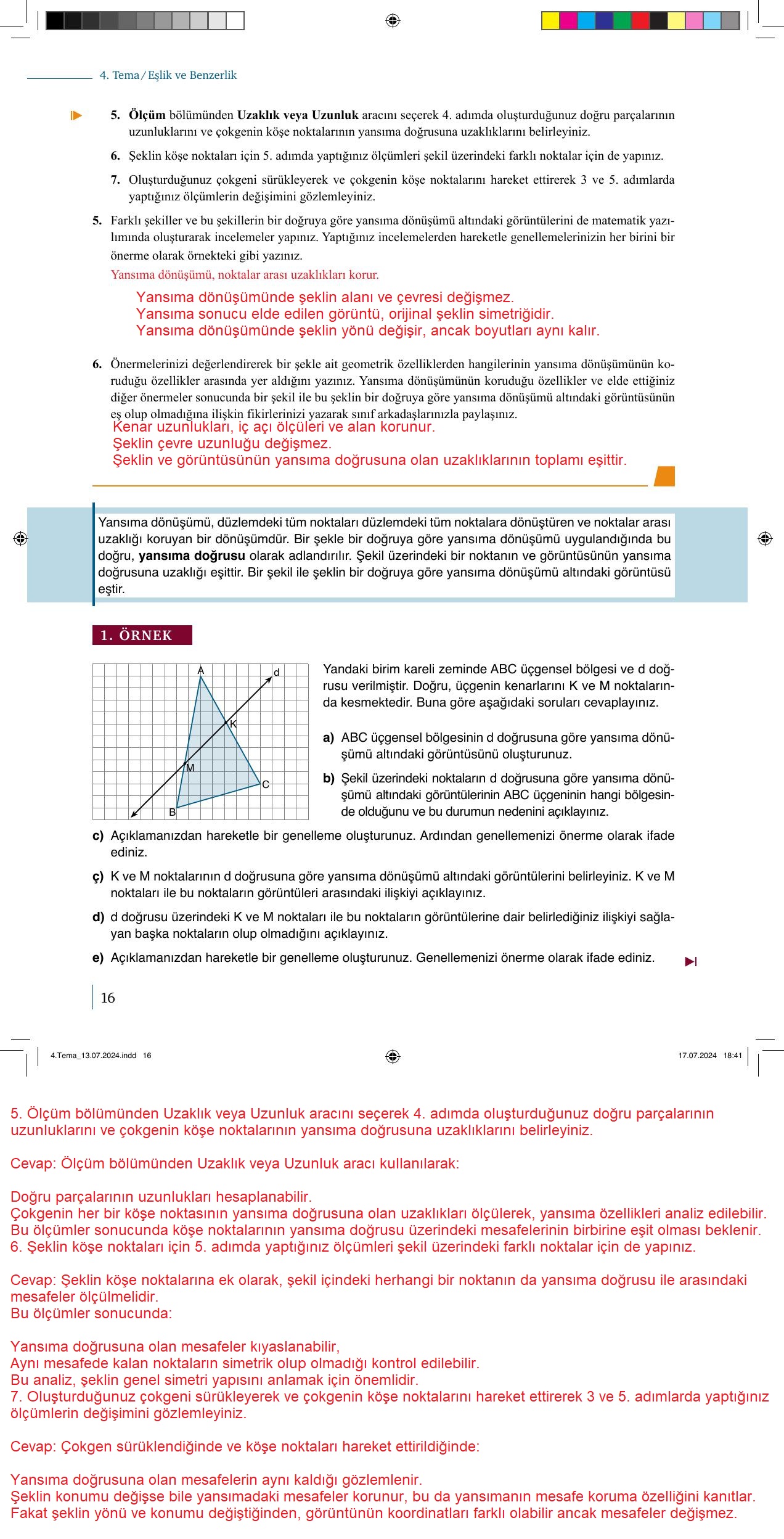 9. Sınıf Meb Yayınları Matematik 2. Kitap Ders Kitabı Sayfa 16 Cevapları