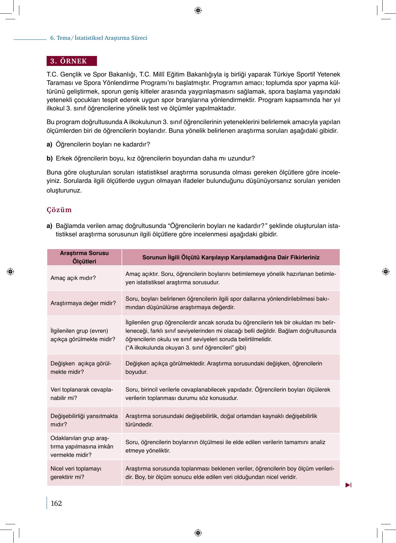 9. Sınıf Meb Yayınları Matematik 2. Kitap Ders Kitabı Sayfa 162 Cevapları