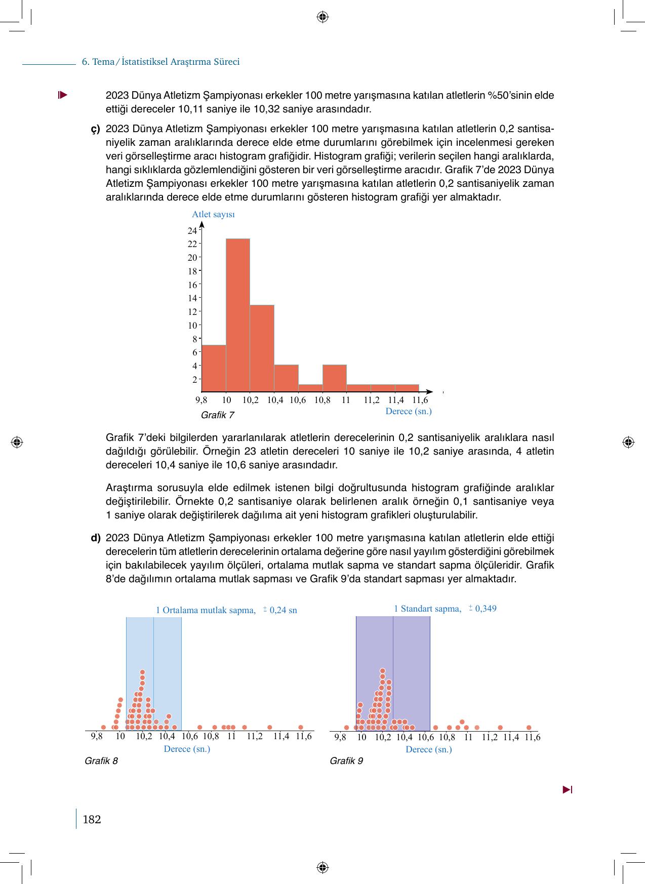 9. Sınıf Meb Yayınları Matematik 2. Kitap Ders Kitabı Sayfa 182 Cevapları