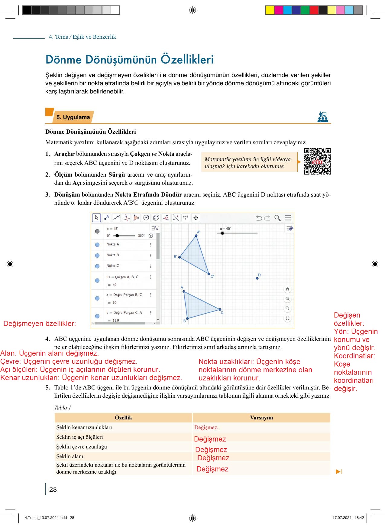 9. Sınıf Meb Yayınları Matematik 2. Kitap Ders Kitabı Sayfa 28 Cevapları