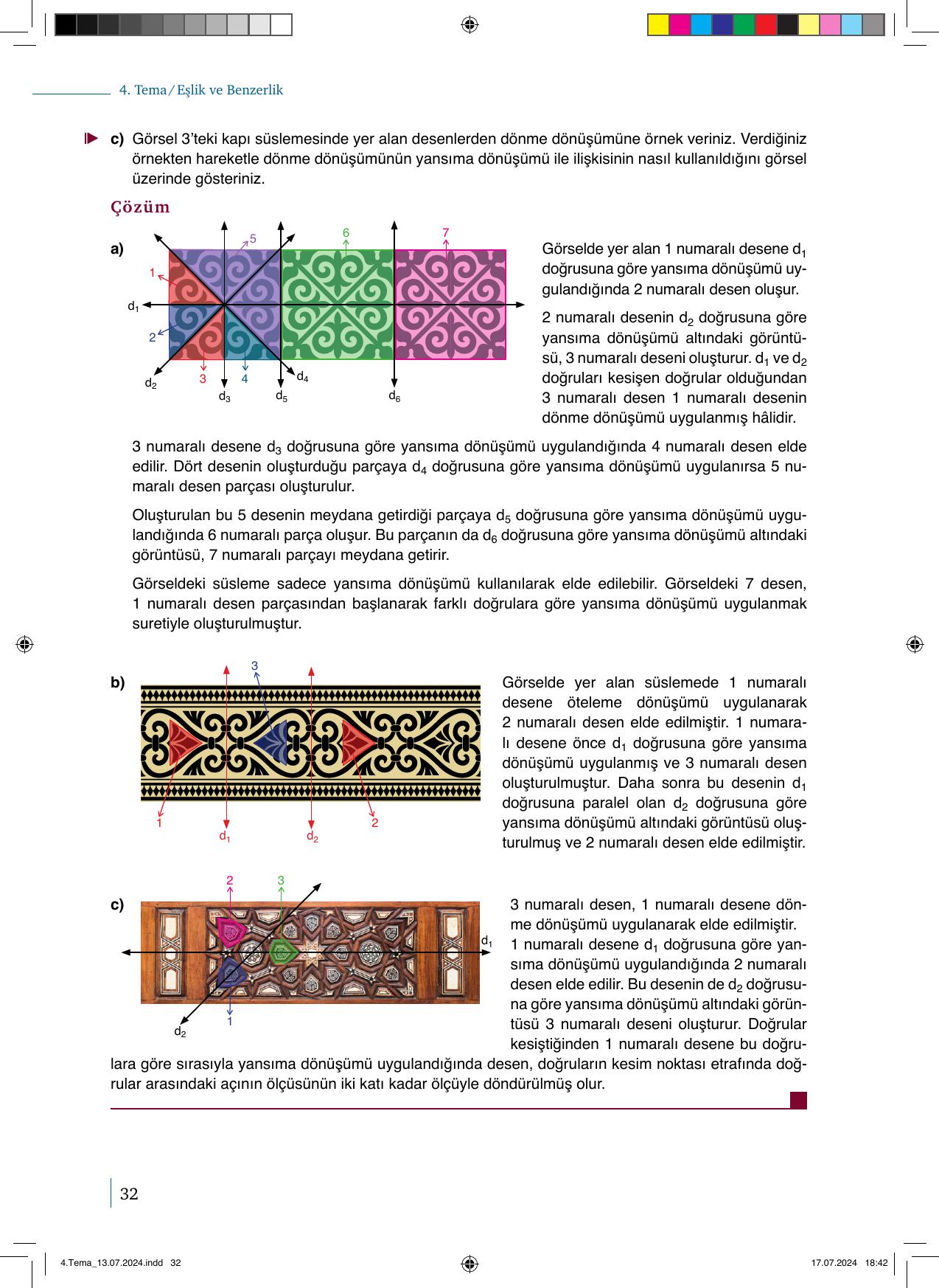 9. Sınıf Meb Yayınları Matematik 2. Kitap Ders Kitabı Sayfa 32 Cevapları