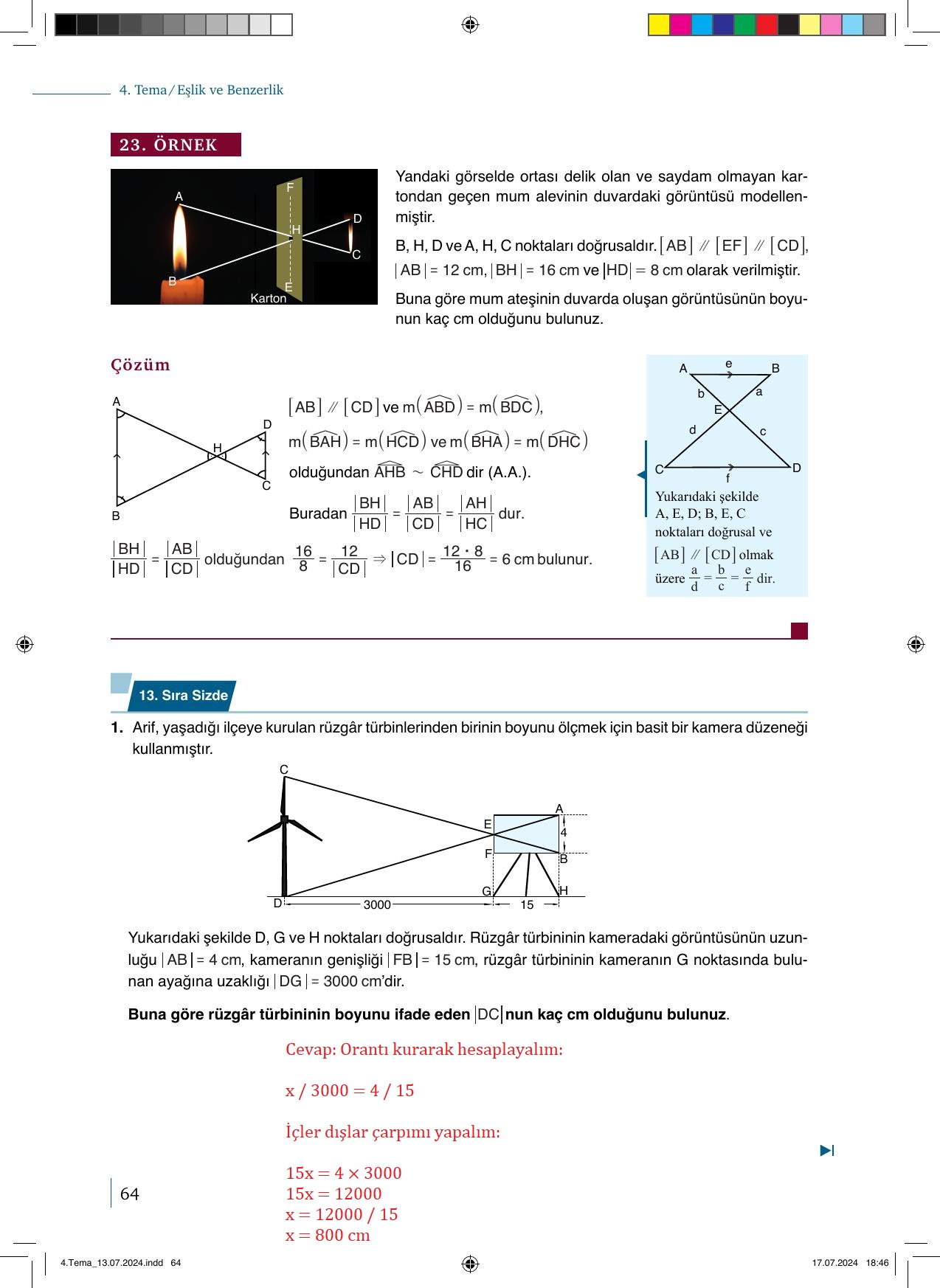9. Sınıf Meb Yayınları Matematik 2. Kitap Ders Kitabı Sayfa 64 Cevapları