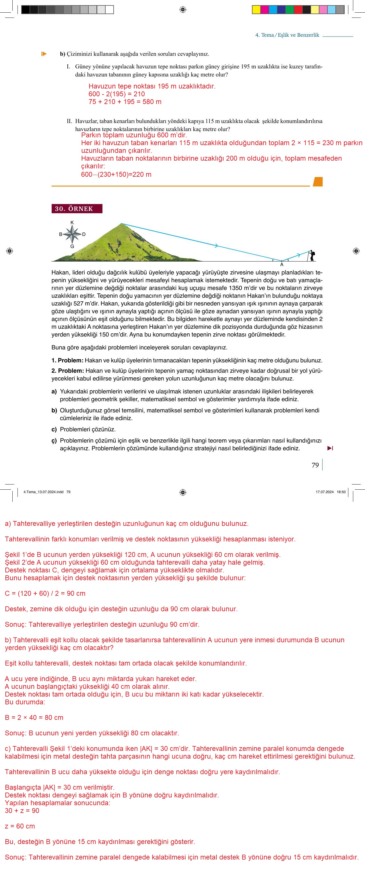 9. Sınıf Meb Yayınları Matematik 2. Kitap Ders Kitabı Sayfa 79 Cevapları