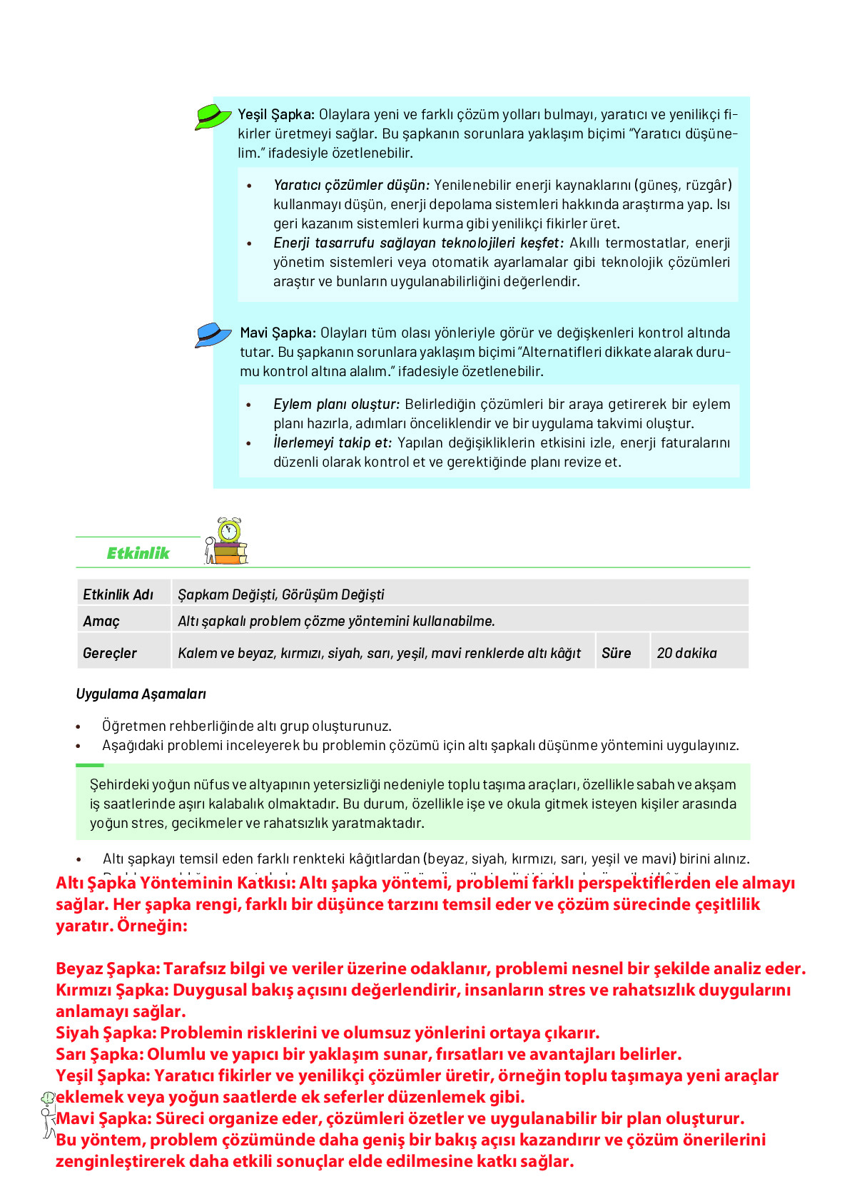 9. Sınıf Meb Yayınları Ortaöğretim Düşünme Eğitimi Ders Kitabı Sayfa 140 Cevapları