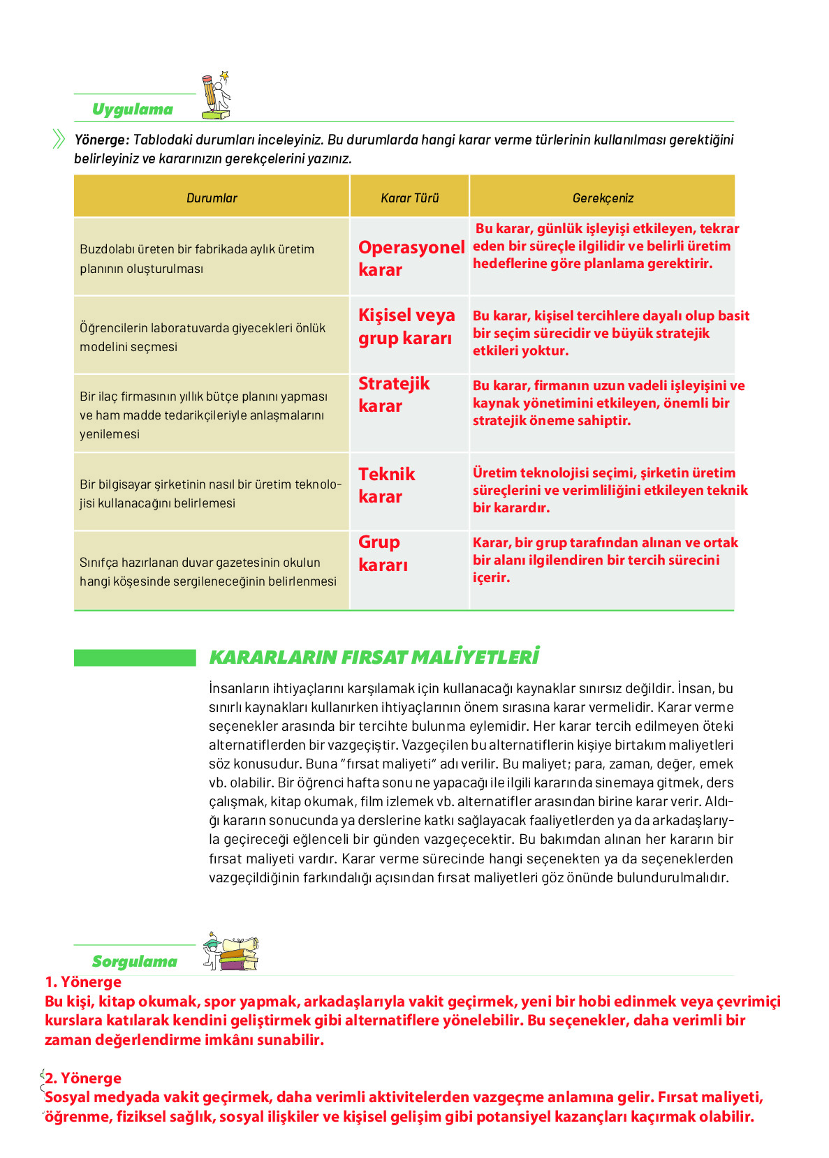 9. Sınıf Meb Yayınları Ortaöğretim Düşünme Eğitimi Ders Kitabı Sayfa 150 Cevapları