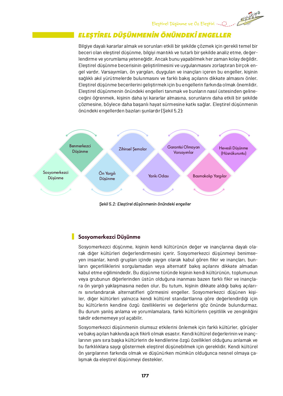 9. Sınıf Meb Yayınları Ortaöğretim Düşünme Eğitimi Ders Kitabı Sayfa 177 Cevapları