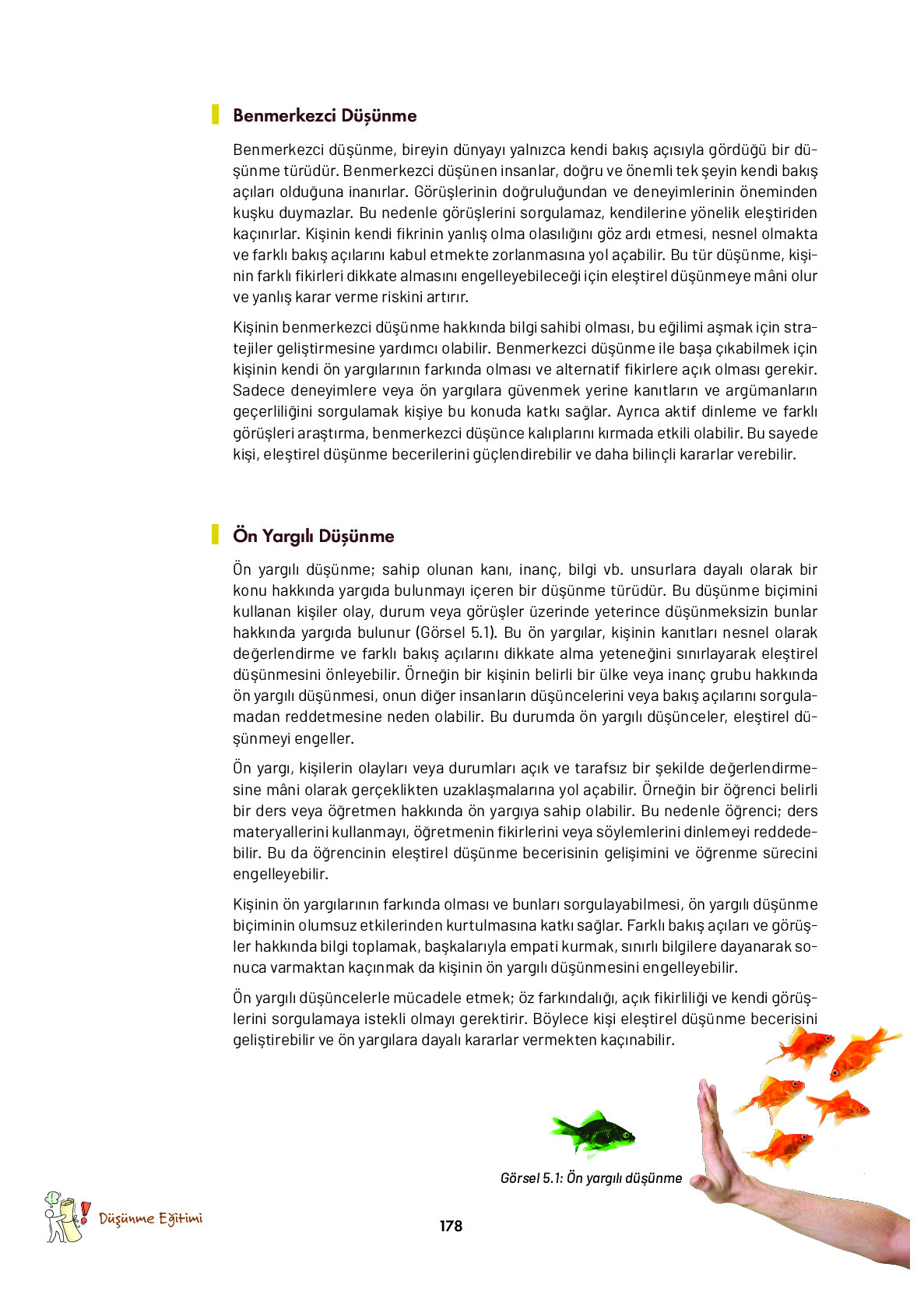 9. Sınıf Meb Yayınları Ortaöğretim Düşünme Eğitimi Ders Kitabı Sayfa 178 Cevapları