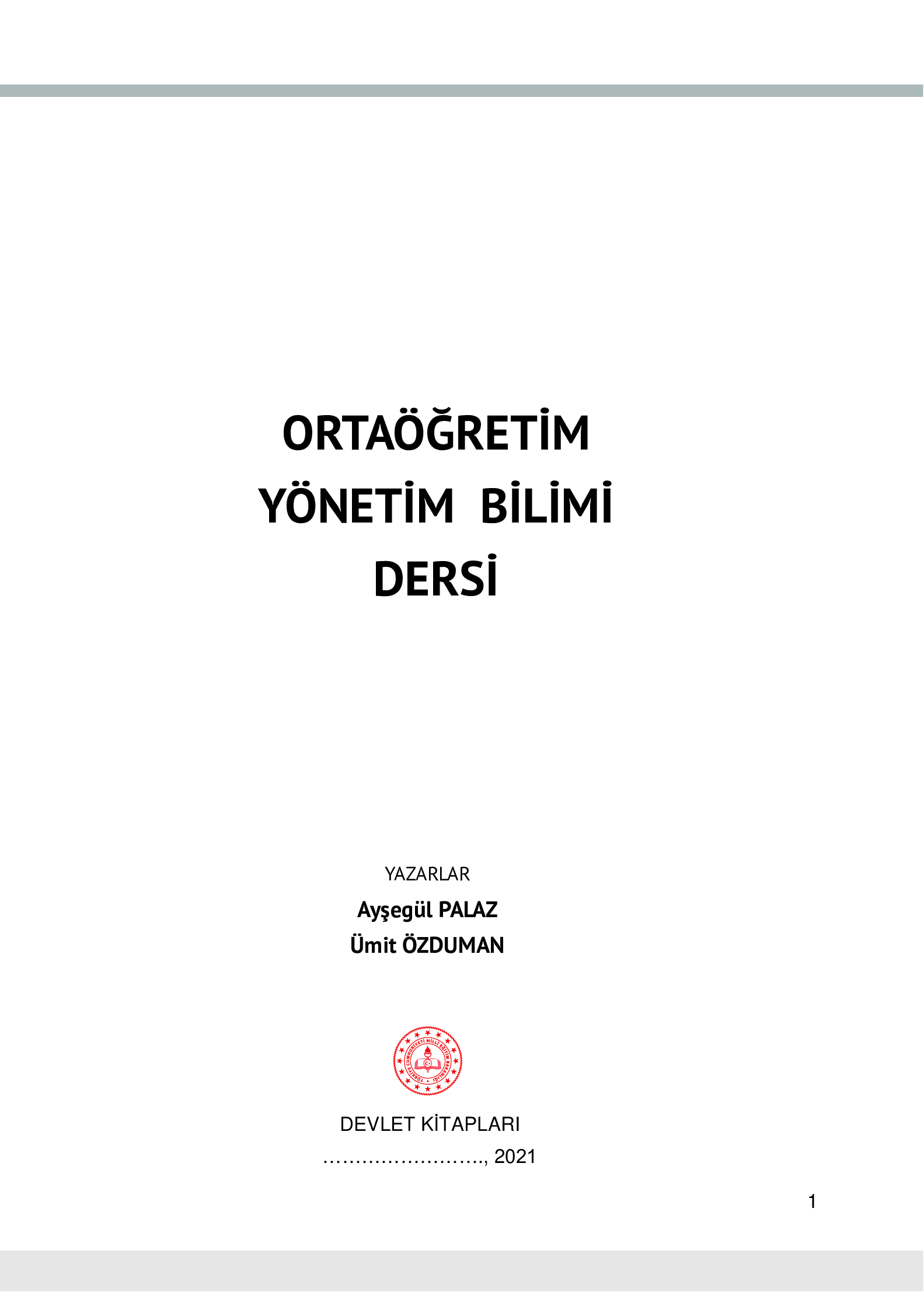 9. Sınıf Meb Yayınları Yönetim Bilimi Ders Kitabı Sayfa 1 Cevapları