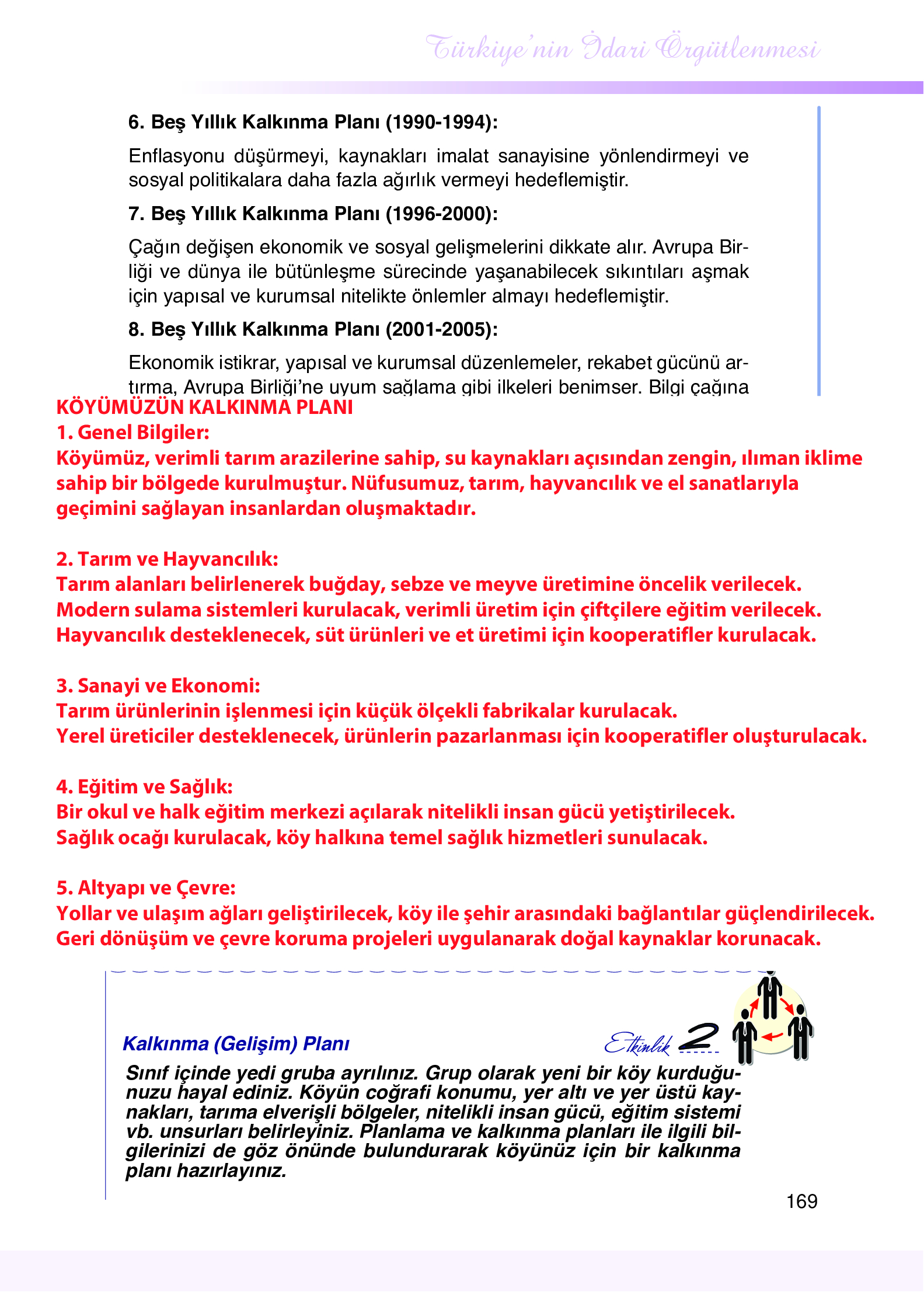 9. Sınıf Meb Yayınları Yönetim Bilimi Ders Kitabı Sayfa 169 Cevapları 9. Sınıf Meb Yayınları Yönetim Bilimi Ders Kitabı Sayfa 169 Cevapları