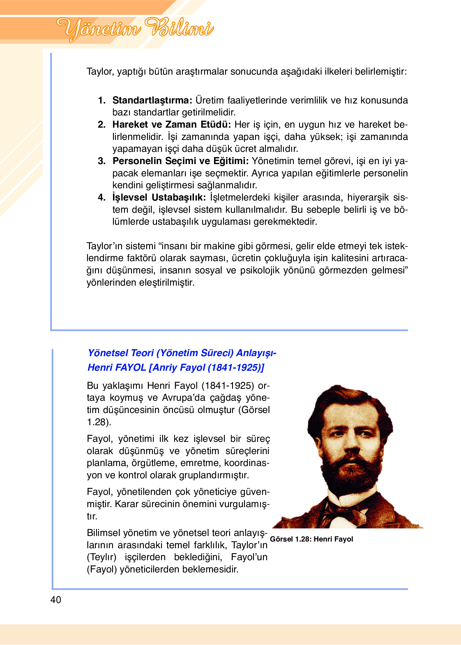 9. Sınıf Meb Yayınları Yönetim Bilimi Ders Kitabı Sayfa 40 Cevapları 9. Sınıf Meb Yayınları Yönetim Bilimi Ders Kitabı Sayfa 40 Cevapları