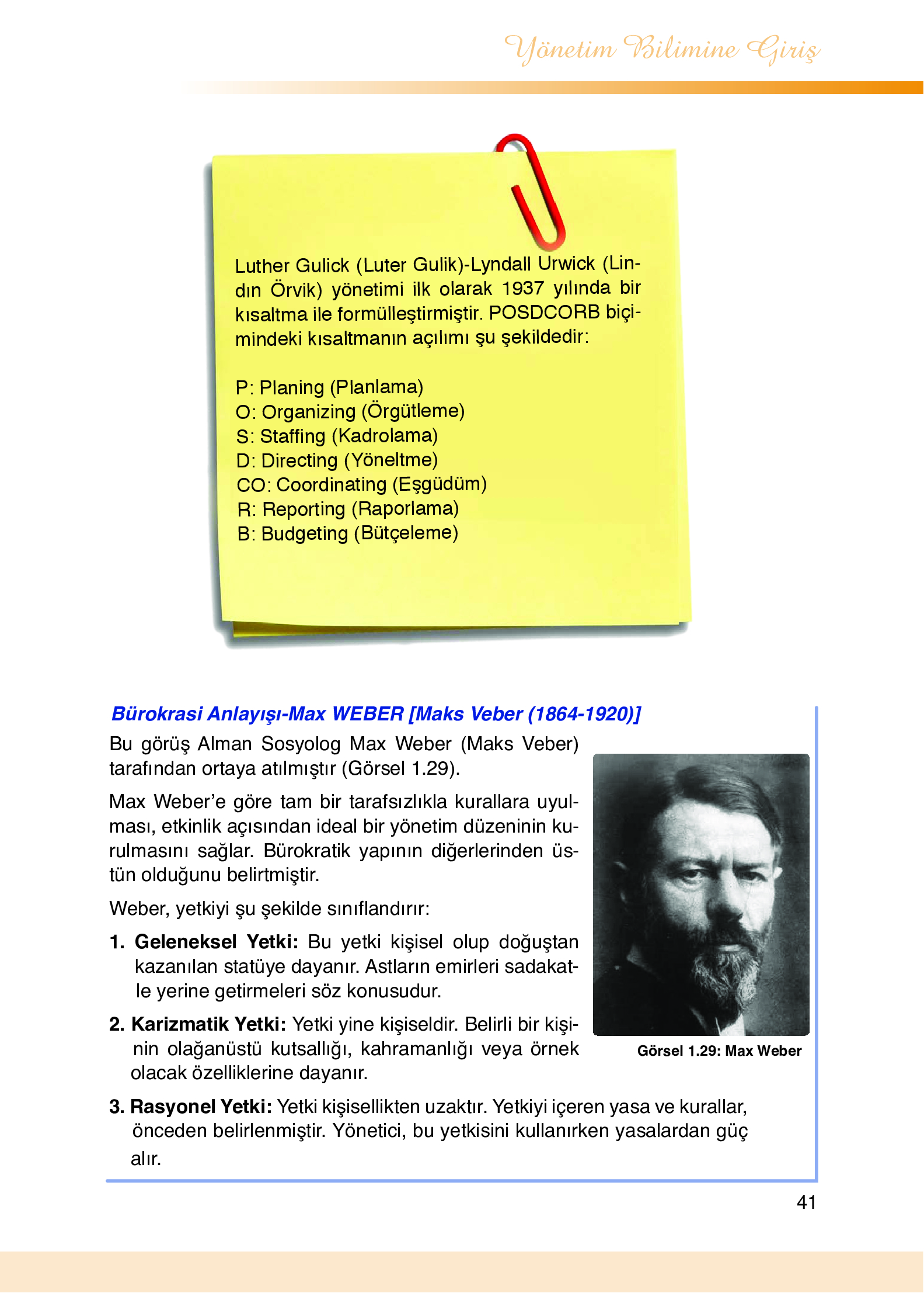 9. Sınıf Meb Yayınları Yönetim Bilimi Ders Kitabı Sayfa 41 Cevapları 9. Sınıf Meb Yayınları Yönetim Bilimi Ders Kitabı Sayfa 41 Cevapları