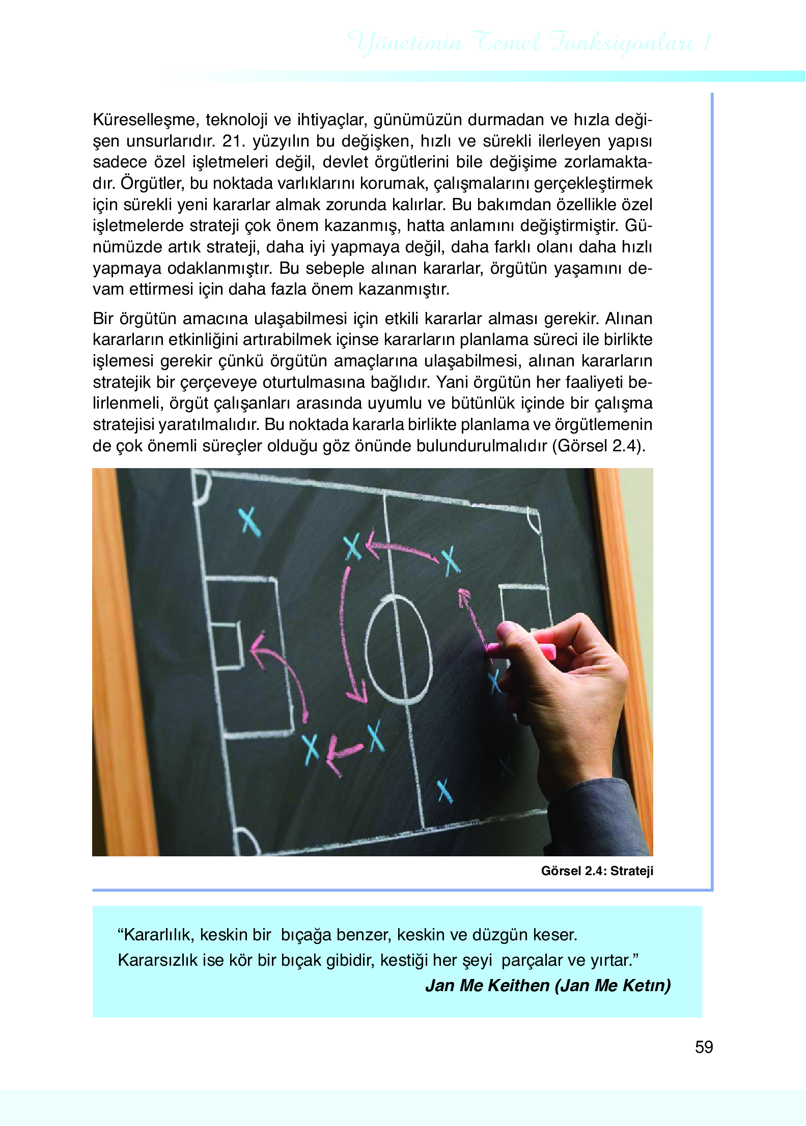 9. Sınıf Meb Yayınları Yönetim Bilimi Ders Kitabı Sayfa 59 Cevapları