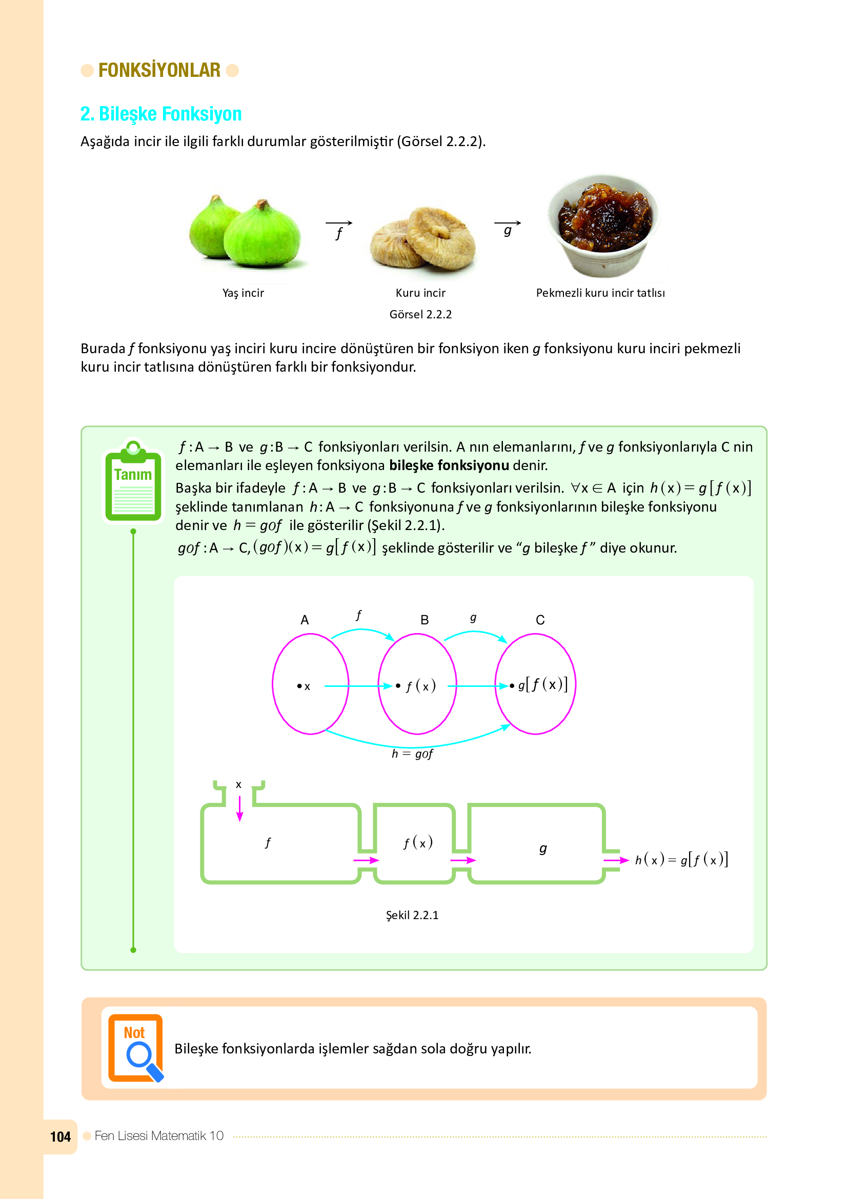 10. Sınıf Meb Yayınları Fen Lisesi Matematik Ders Kitabı Sayfa 104 Cevapları