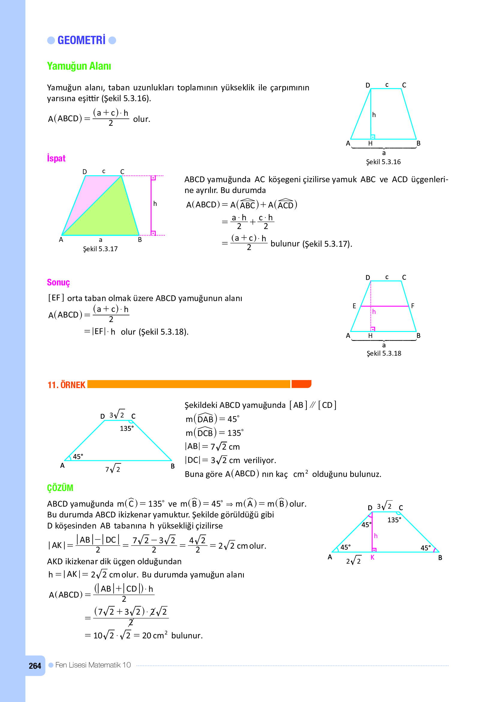 10. Sınıf Meb Yayınları Fen Lisesi Matematik Ders Kitabı Sayfa 264 Cevapları 10. Sınıf Meb Yayınları Fen Lisesi Matematik Ders Kitabı Sayfa 264 Cevapları