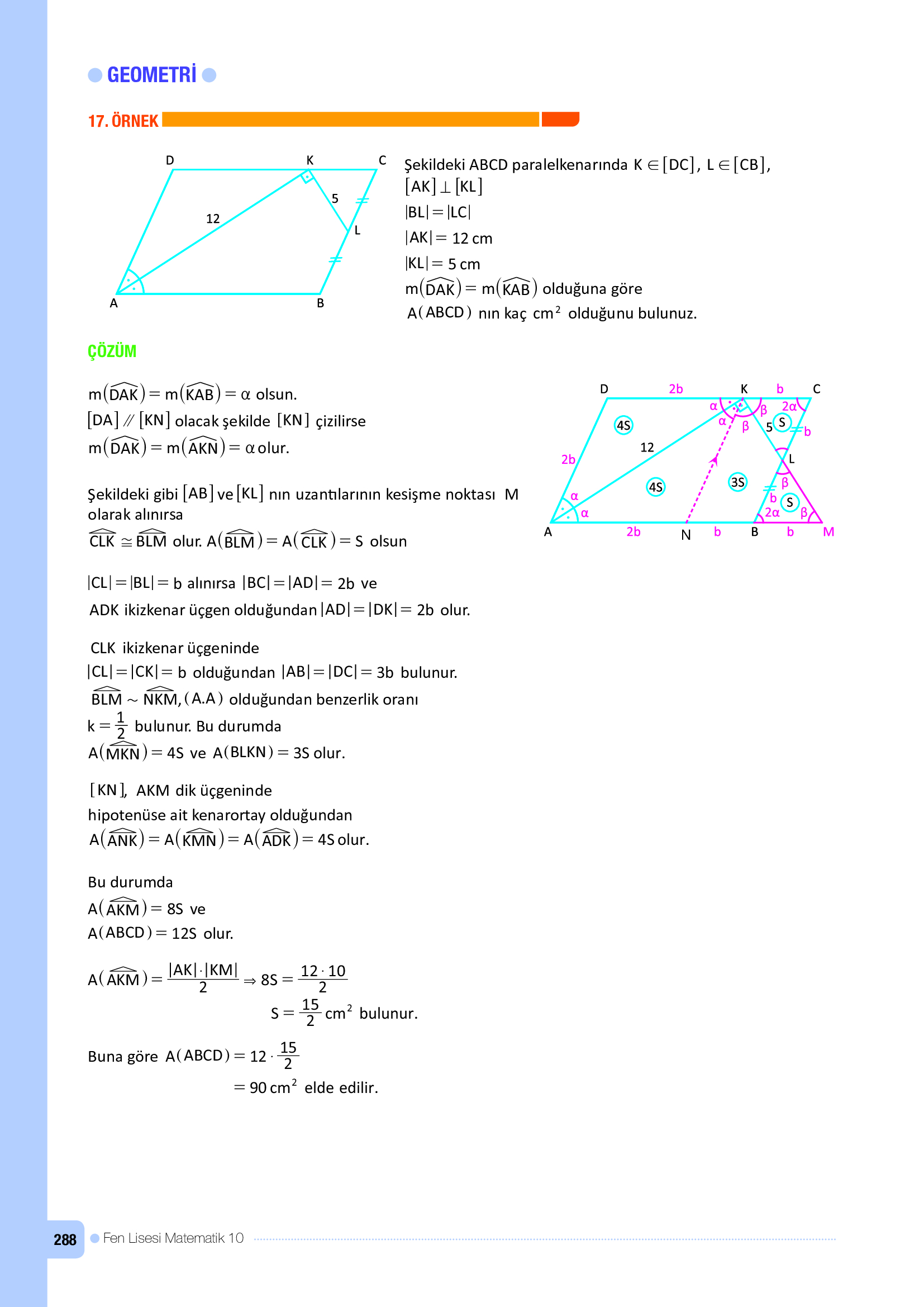 10. Sınıf Meb Yayınları Fen Lisesi Matematik Ders Kitabı Sayfa 288 Cevapları
