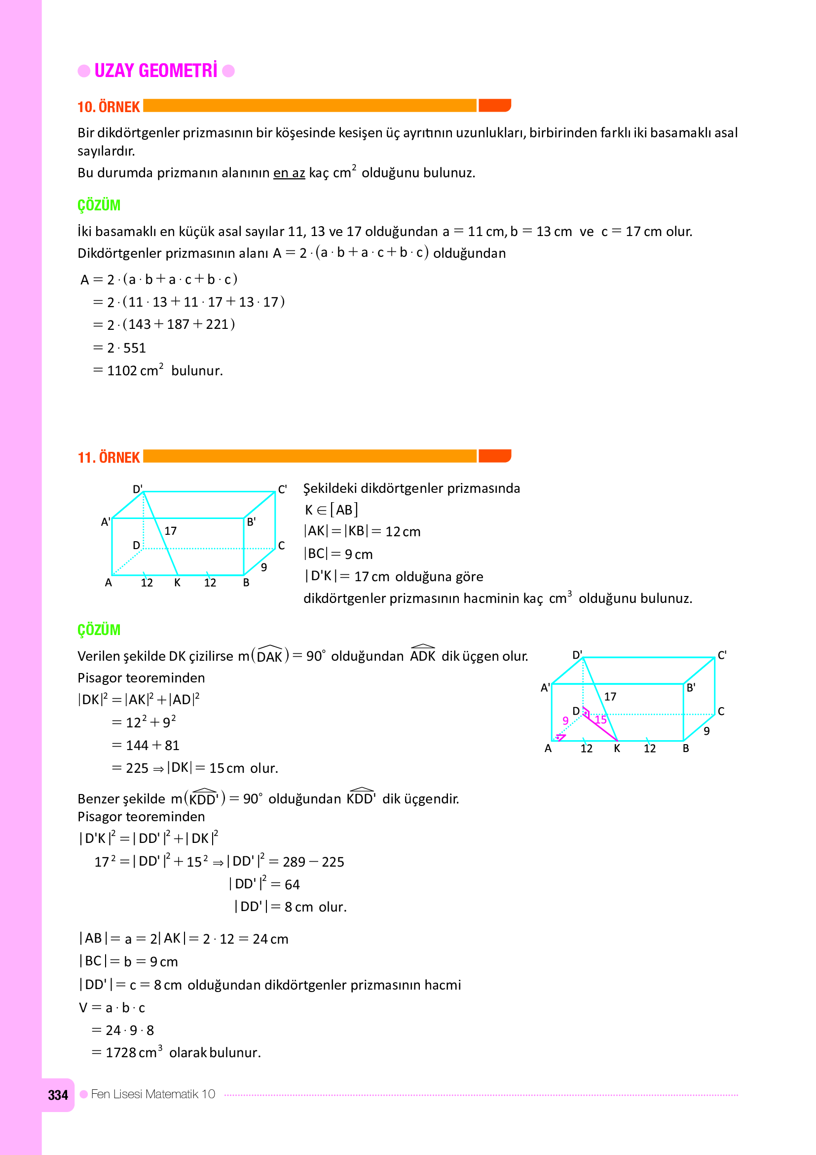 10. Sınıf Meb Yayınları Fen Lisesi Matematik Ders Kitabı Sayfa 334 Cevapları 10. Sınıf Meb Yayınları Fen Lisesi Matematik Ders Kitabı Sayfa 334 Cevapları
