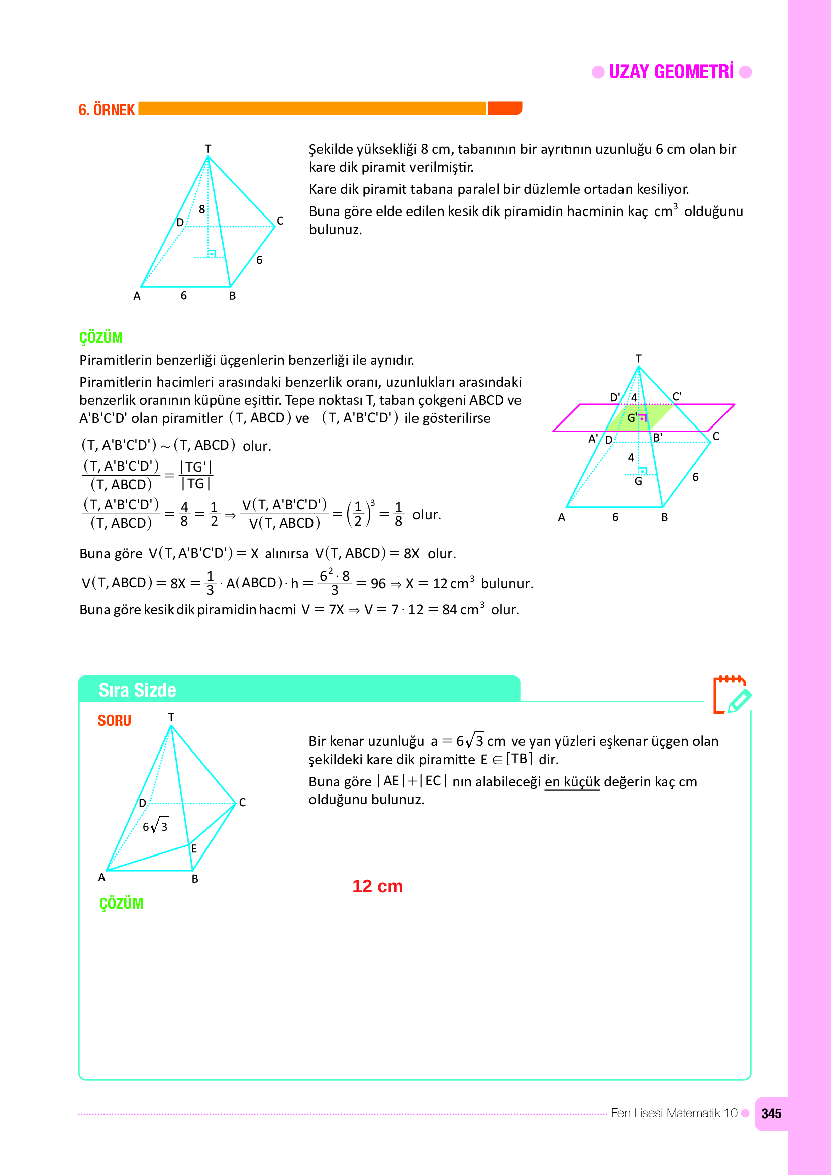 10. Sınıf Meb Yayınları Fen Lisesi Matematik Ders Kitabı Sayfa 345 Cevapları 10. Sınıf Meb Yayınları Fen Lisesi Matematik Ders Kitabı Sayfa 345 Cevapları