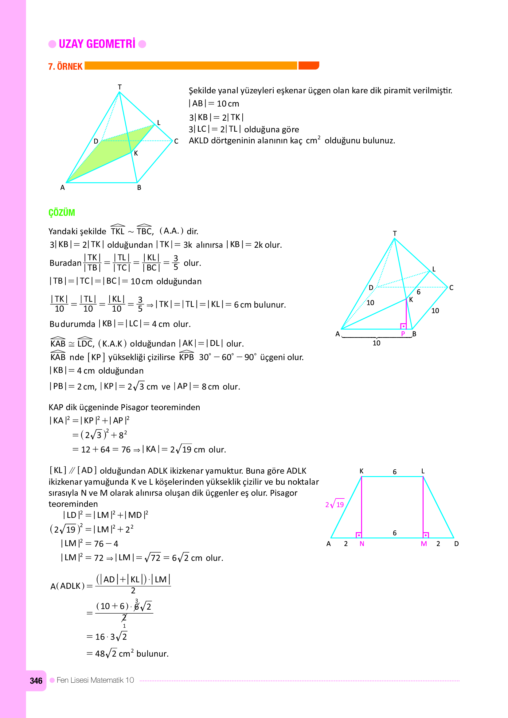 10. Sınıf Meb Yayınları Fen Lisesi Matematik Ders Kitabı Sayfa 346 Cevapları 10. Sınıf Meb Yayınları Fen Lisesi Matematik Ders Kitabı Sayfa 346 Cevapları