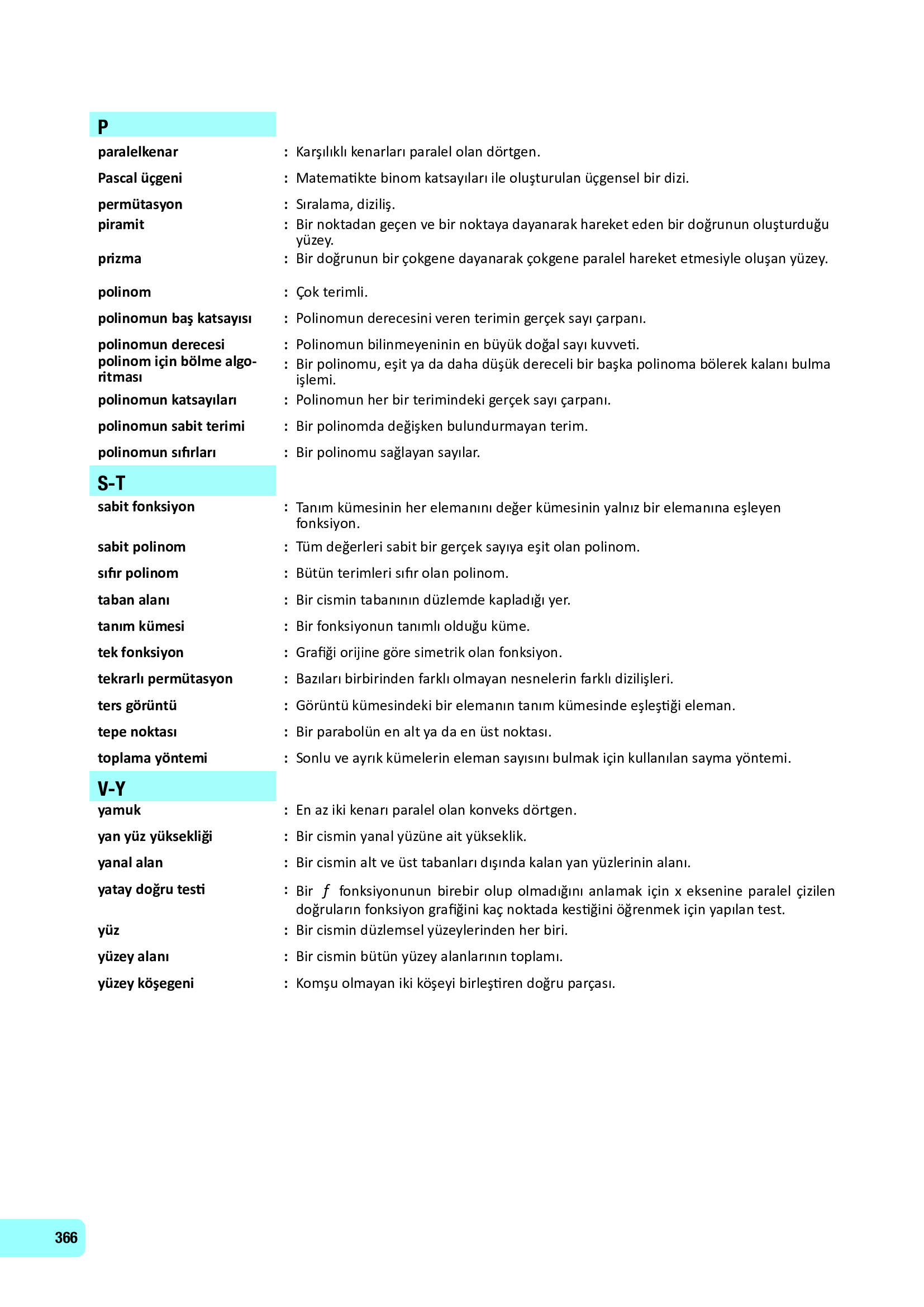 10. Sınıf Meb Yayınları Fen Lisesi Matematik Ders Kitabı Sayfa 366 Cevapları 10. Sınıf Meb Yayınları Fen Lisesi Matematik Ders Kitabı Sayfa 366 Cevapları