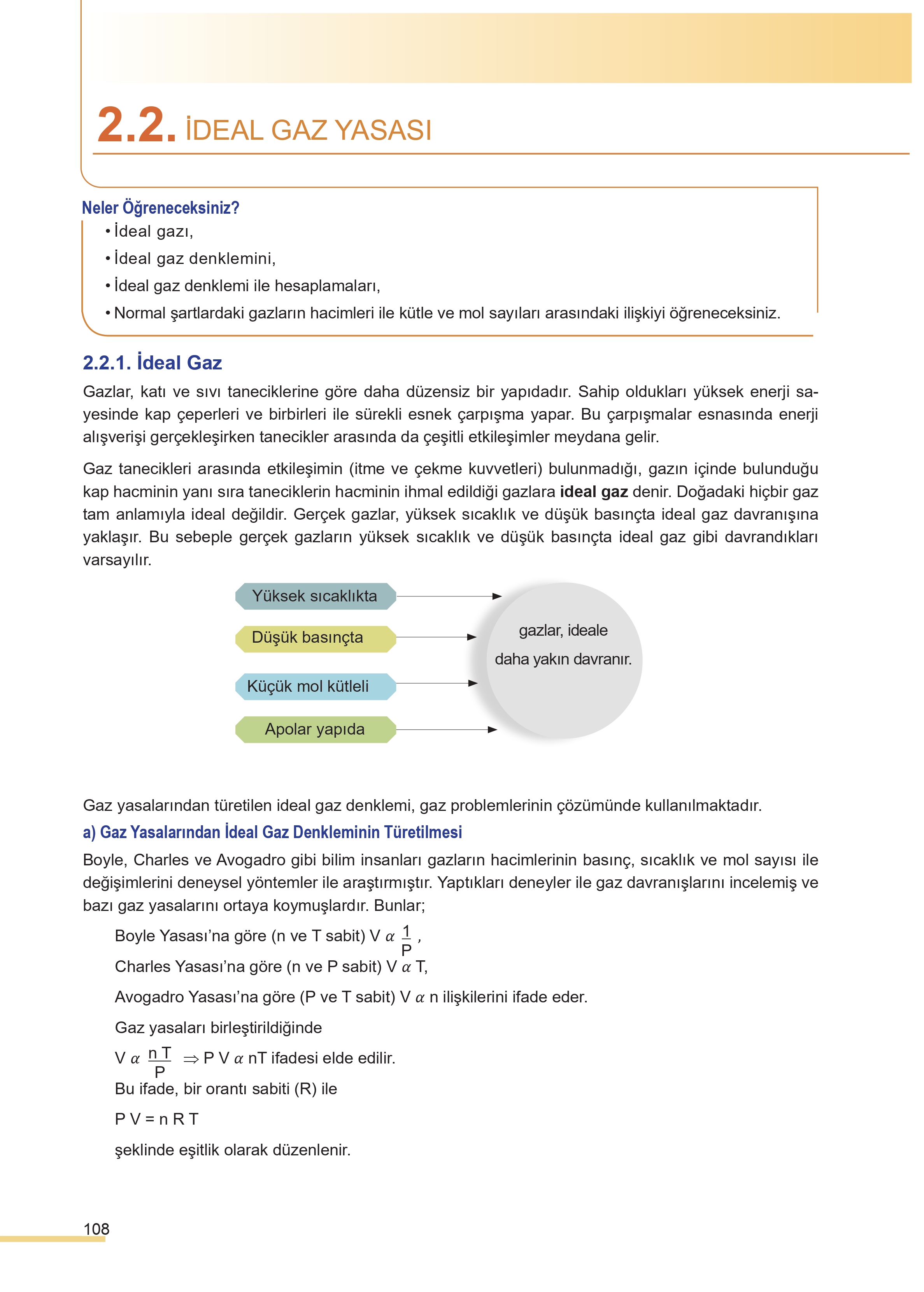 11. Sınıf Meb Yayınları Fen Lisesi Kimya Ders Kitabı Sayfa 108 Cevapları