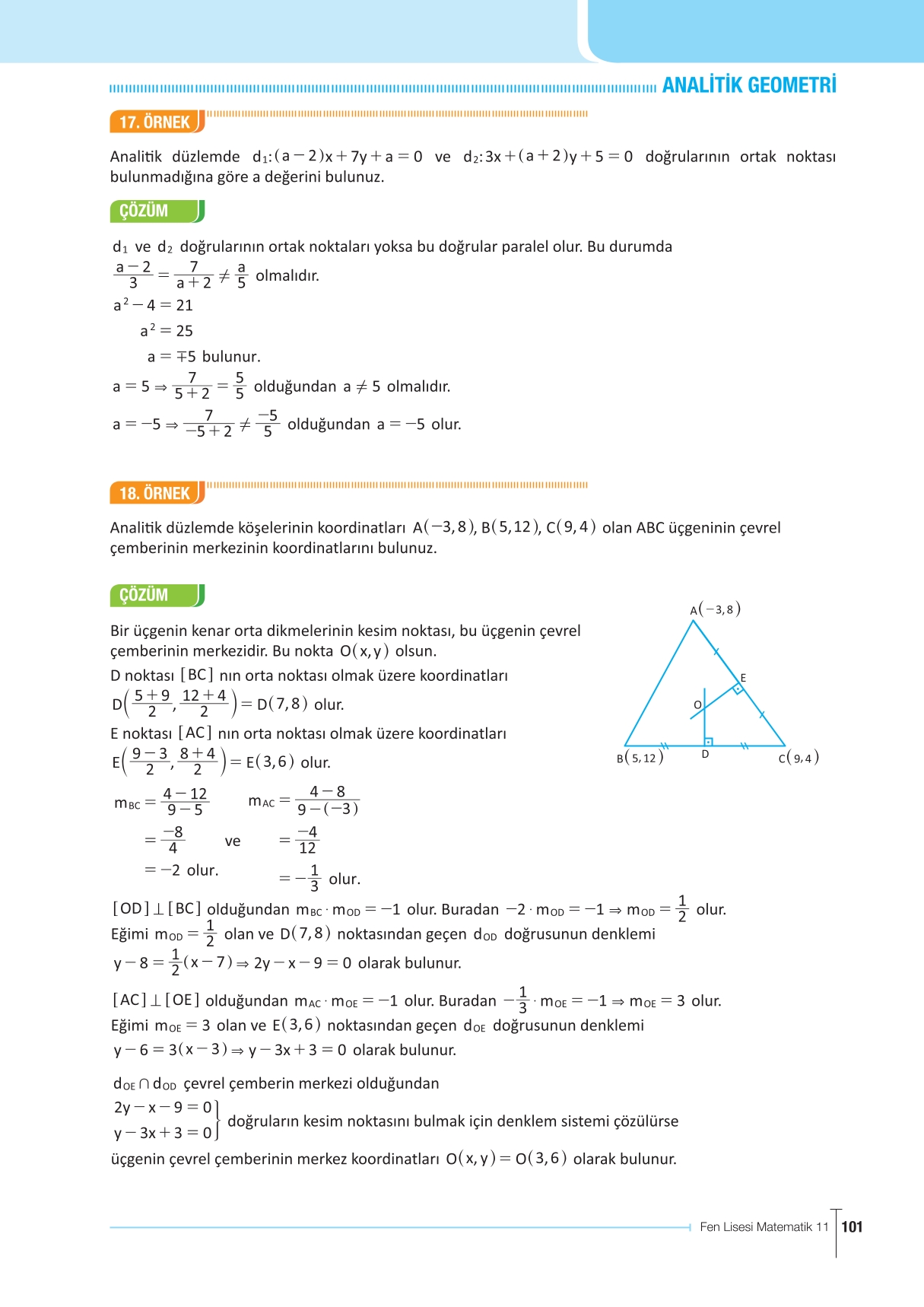 11. Sınıf Meb Yayınları Fen Lisesi Matematik Ders Kitabı Sayfa 101 Cevapları 11. Sınıf Meb Yayınları Fen Lisesi Matematik Ders Kitabı Sayfa 101 Cevapları