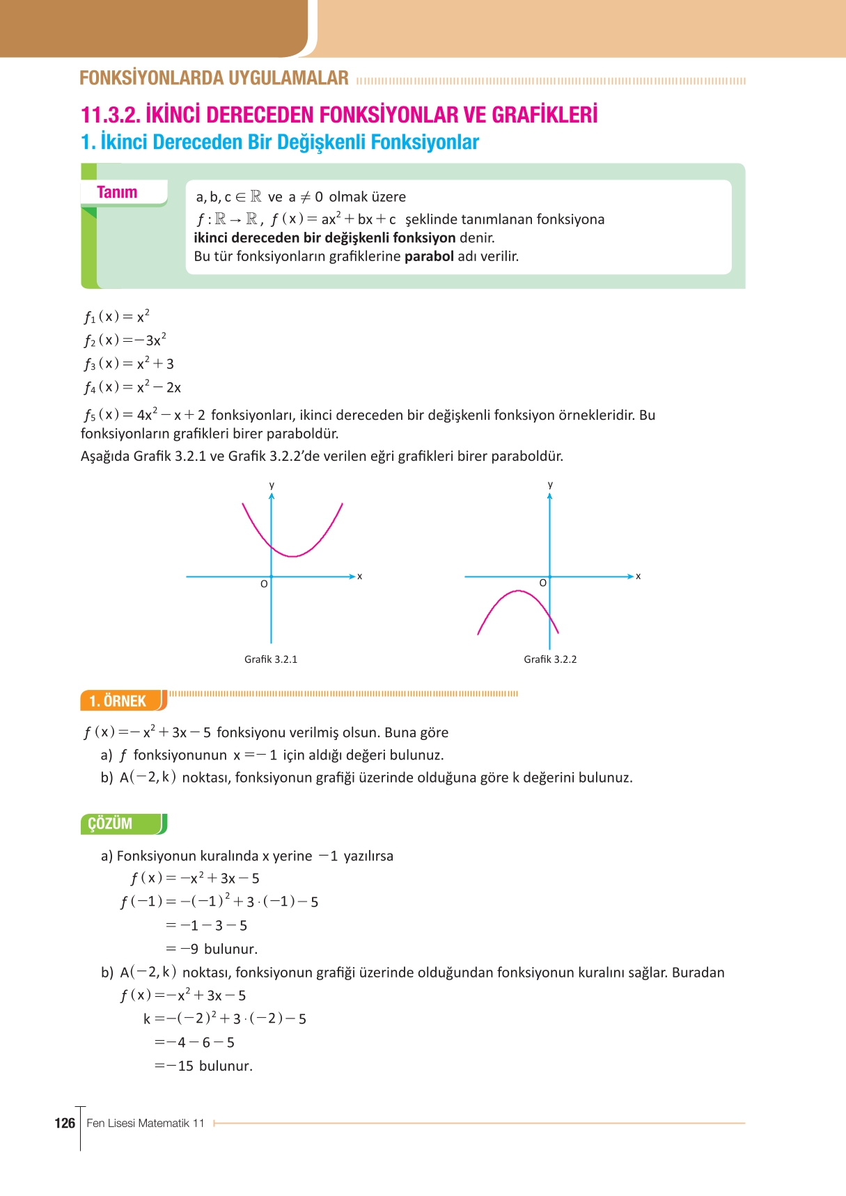 11. Sınıf Meb Yayınları Fen Lisesi Matematik Ders Kitabı Sayfa 126 Cevapları 11. Sınıf Meb Yayınları Fen Lisesi Matematik Ders Kitabı Sayfa 126 Cevapları