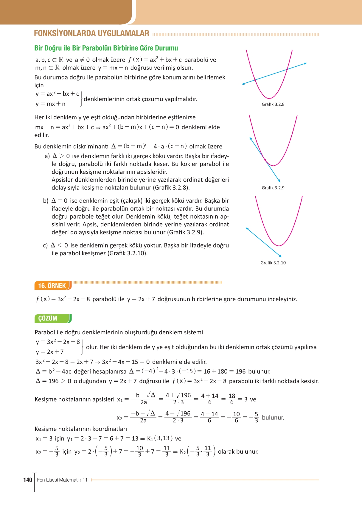 11. Sınıf Meb Yayınları Fen Lisesi Matematik Ders Kitabı Sayfa 140 Cevapları 11. Sınıf Meb Yayınları Fen Lisesi Matematik Ders Kitabı Sayfa 140 Cevapları