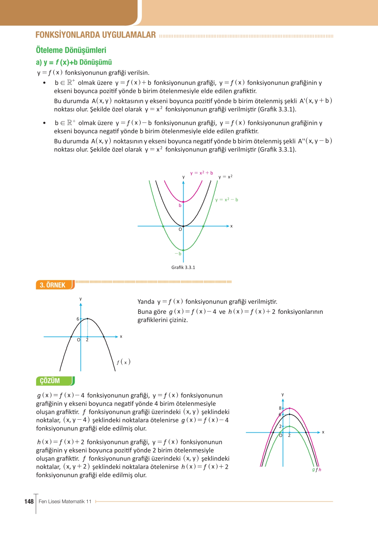 11. Sınıf Meb Yayınları Fen Lisesi Matematik Ders Kitabı Sayfa 148 Cevapları 11. Sınıf Meb Yayınları Fen Lisesi Matematik Ders Kitabı Sayfa 148 Cevapları