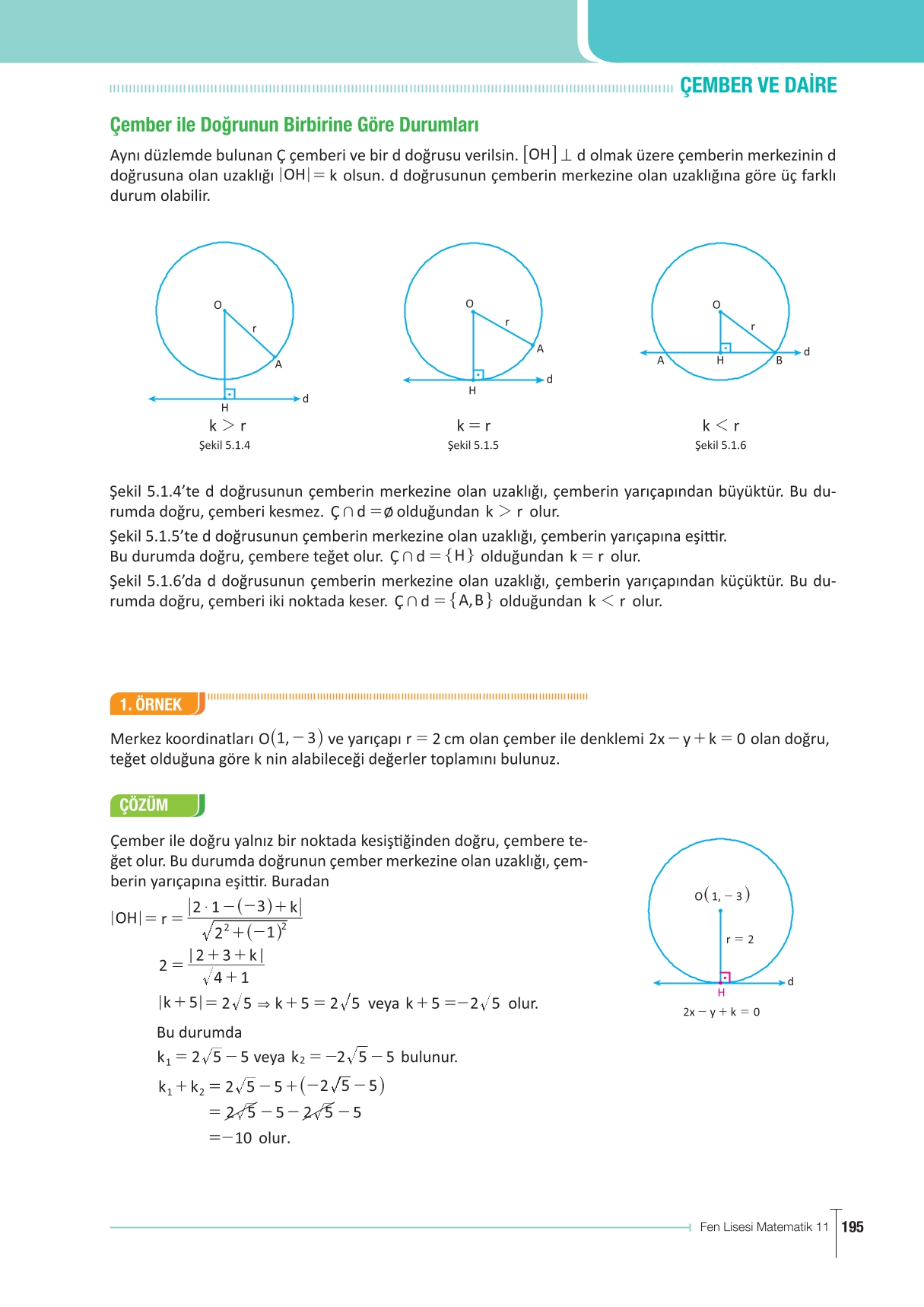 11. Sınıf Meb Yayınları Fen Lisesi Matematik Ders Kitabı Sayfa 195 Cevapları 11. Sınıf Meb Yayınları Fen Lisesi Matematik Ders Kitabı Sayfa 195 Cevapları