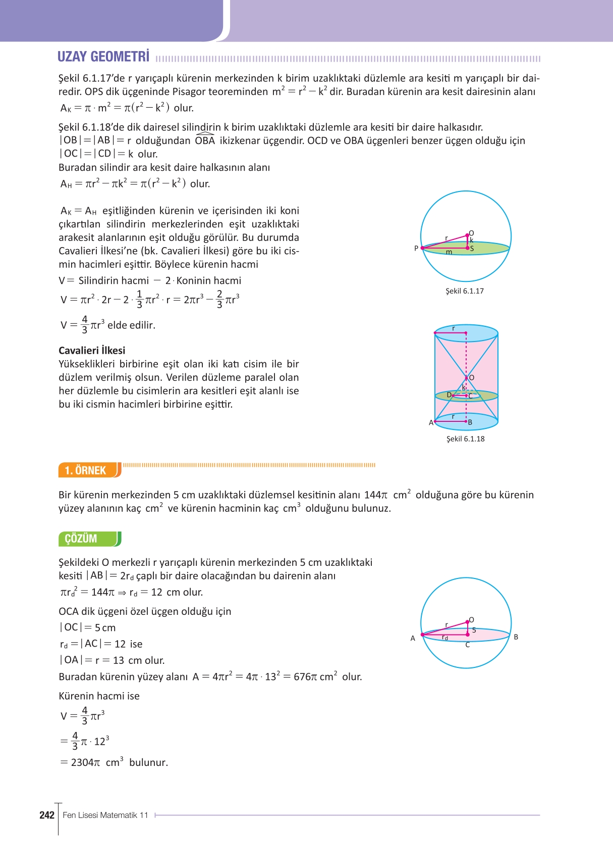 11. Sınıf Meb Yayınları Fen Lisesi Matematik Ders Kitabı Sayfa 242 Cevapları